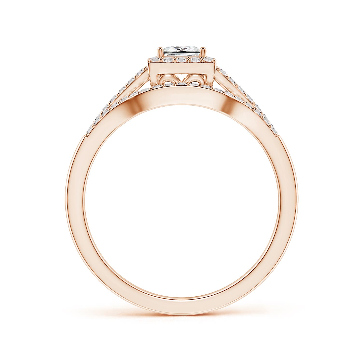 I-J, I1-I2 / 0.76 CT / 14 KT Rose Gold