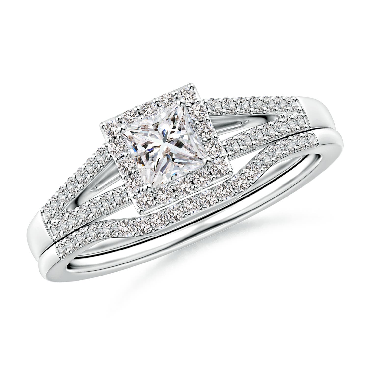 I-J, I1-I2 / 0.76 CT / 14 KT White Gold