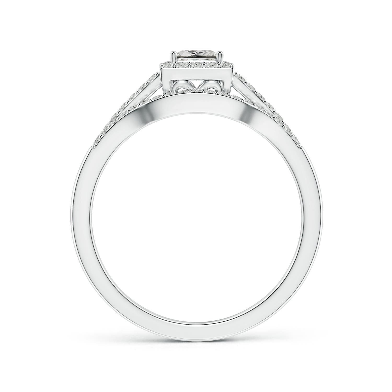 K, I3 / 0.76 CT / 14 KT White Gold