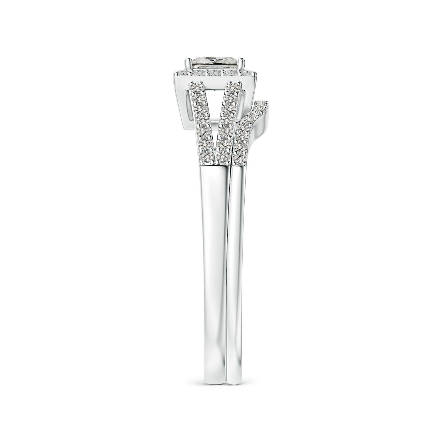 K, I3 / 0.76 CT / 14 KT White Gold