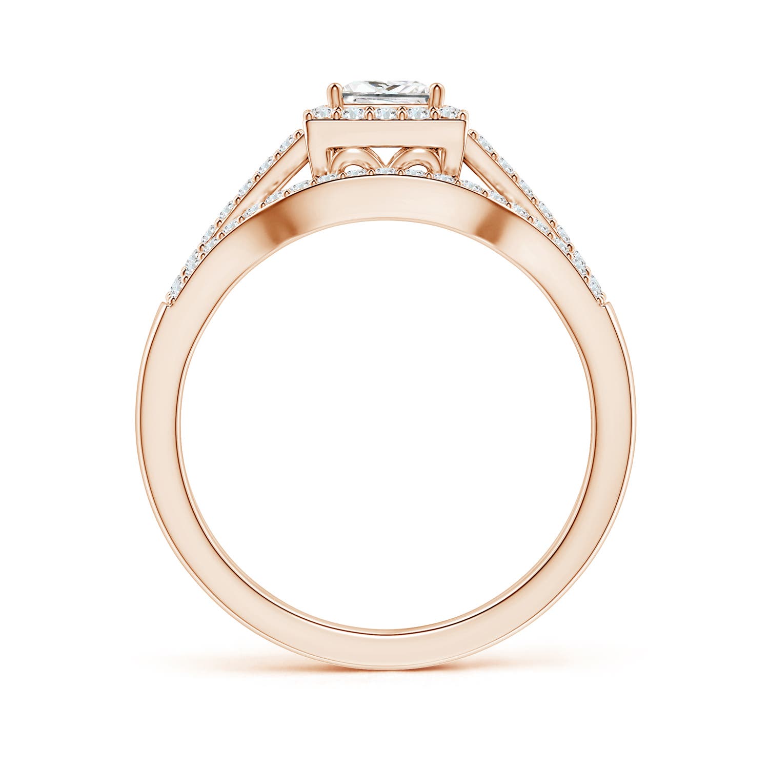 G, VS2 / 1.01 CT / 14 KT Rose Gold