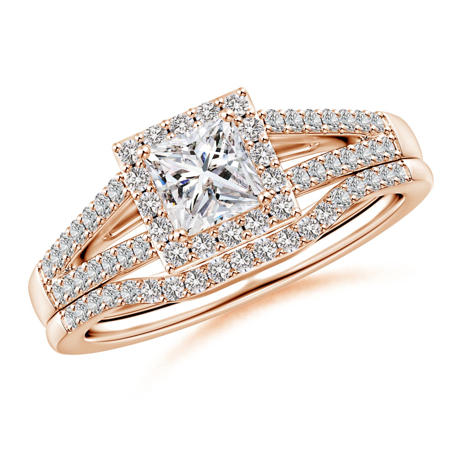 I-J, I1-I2 / 1.01 CT / 14 KT Rose Gold