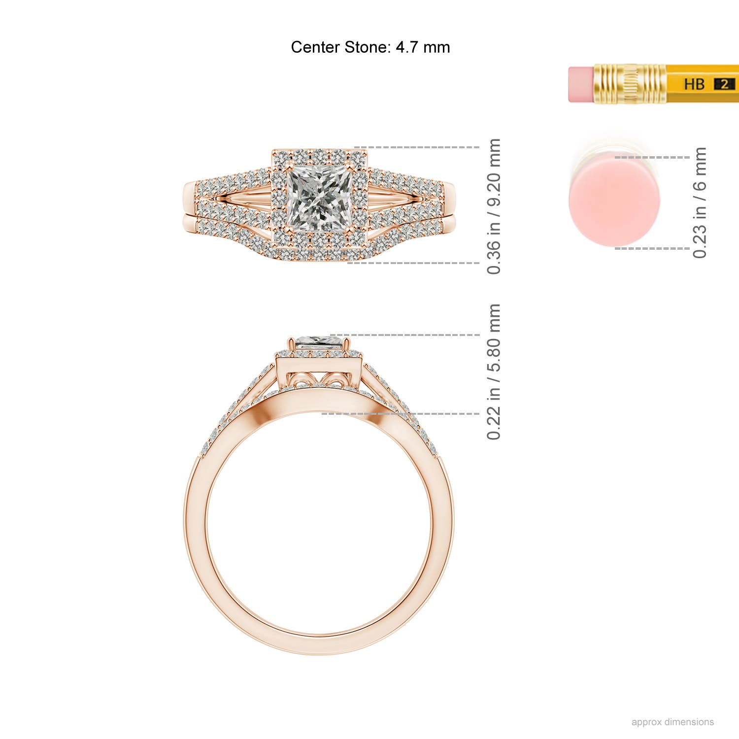 K, I3 / 1.01 CT / 14 KT Rose Gold