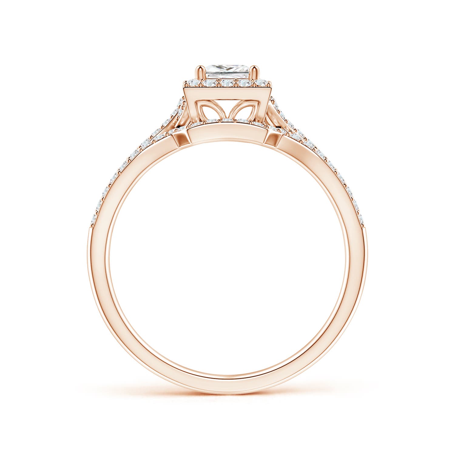 G, VS2 / 0.75 CT / 14 KT Rose Gold