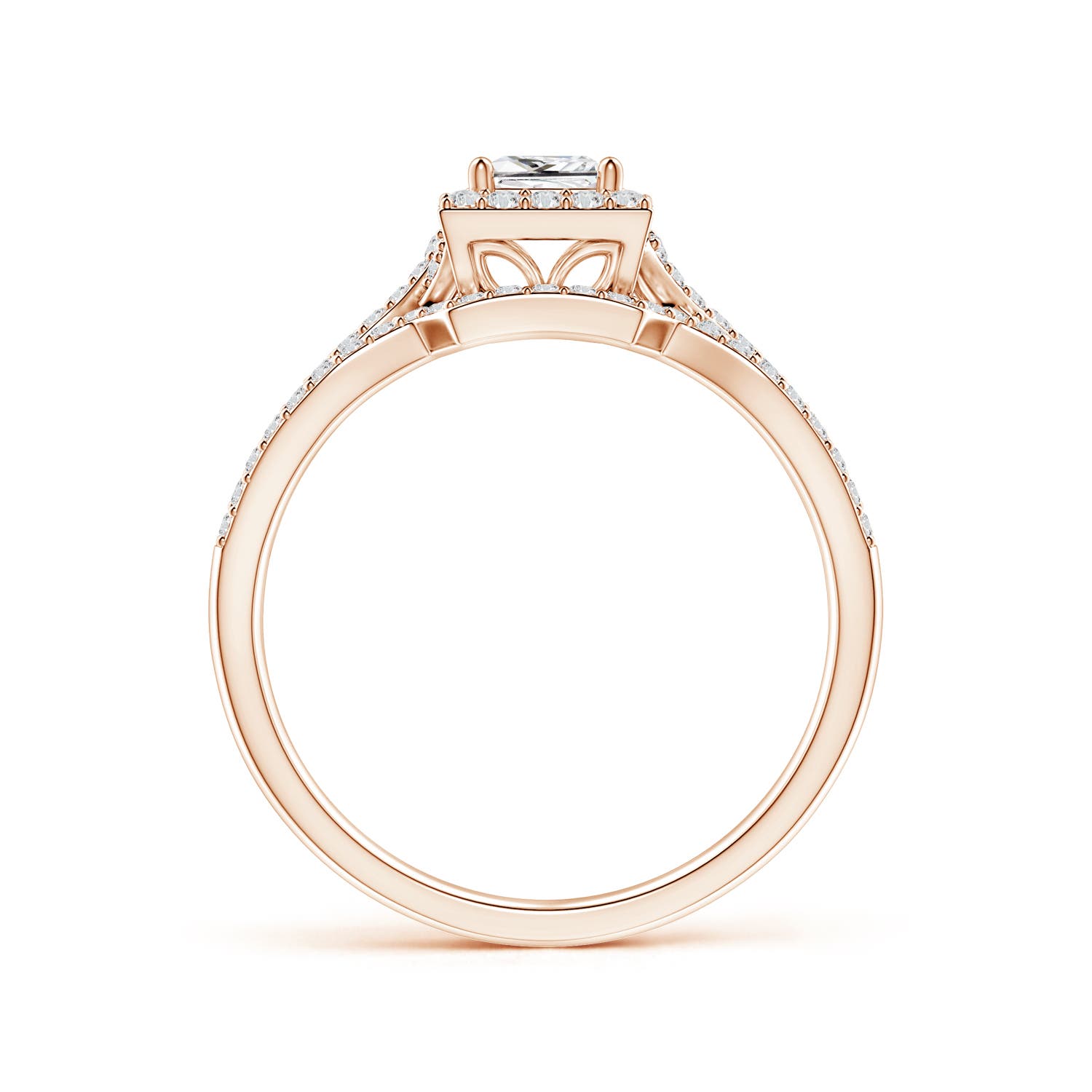 H, SI2 / 0.75 CT / 14 KT Rose Gold