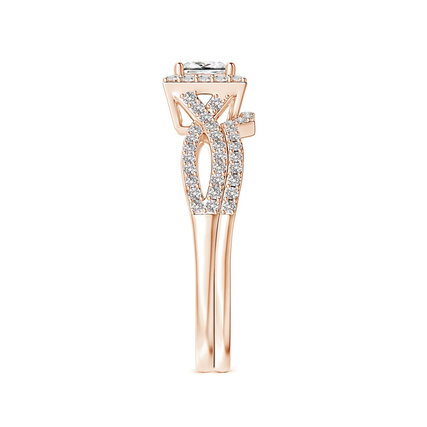 I-J, I1-I2 / 0.75 CT / 14 KT Rose Gold