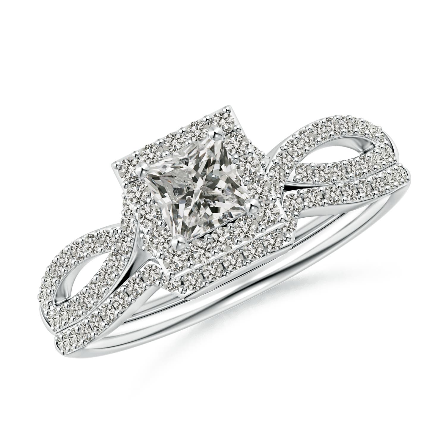 K, I3 / 0.75 CT / 14 KT White Gold