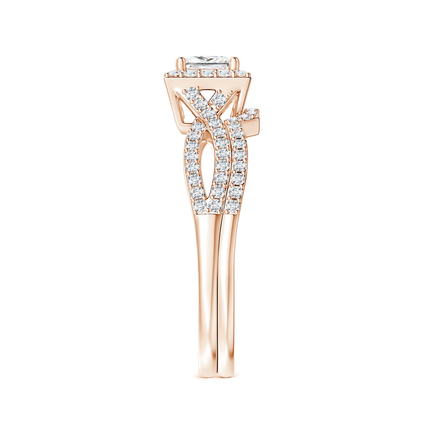 G, VS2 / 1.01 CT / 14 KT Rose Gold