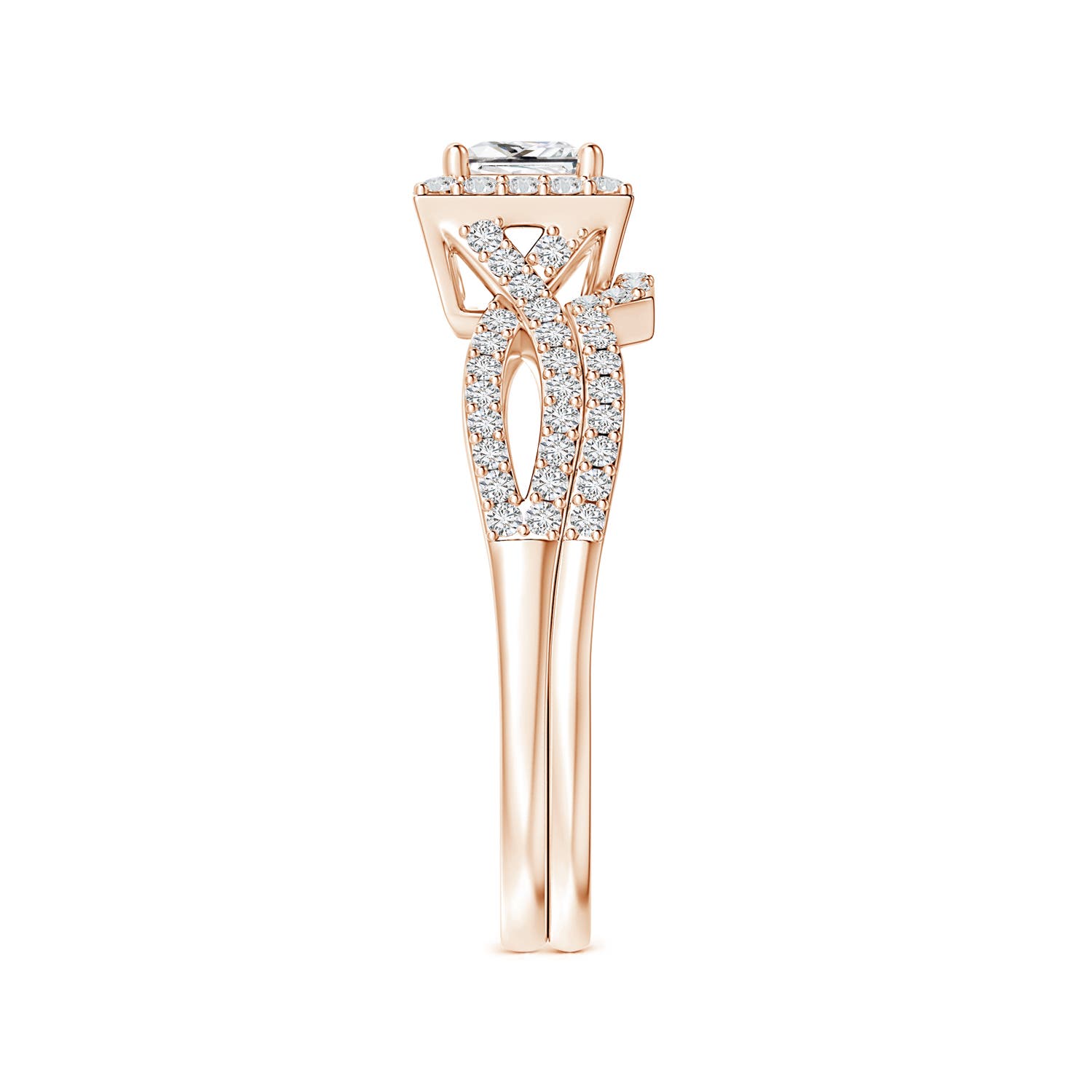 H, SI2 / 1.01 CT / 14 KT Rose Gold