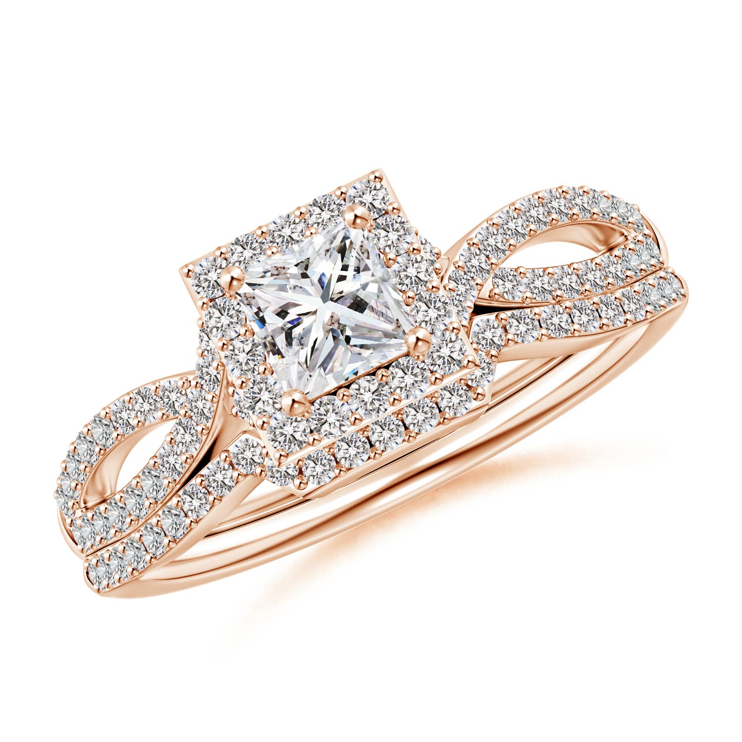 I-J, I1-I2 / 1.01 CT / 14 KT Rose Gold