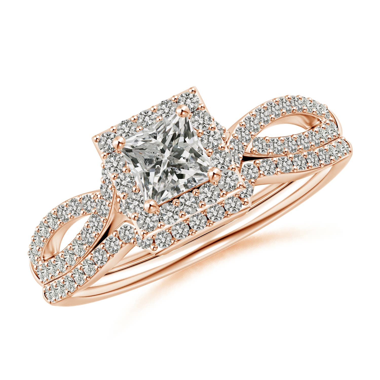 K, I3 / 1.01 CT / 14 KT Rose Gold