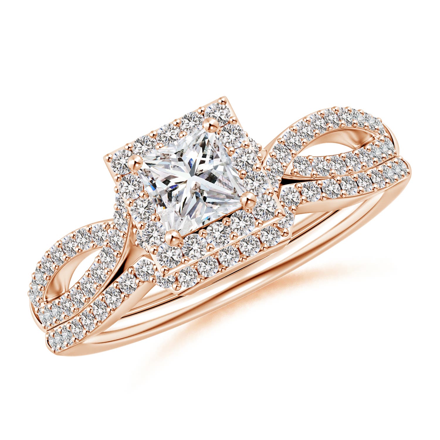 I-J, I1-I2 / 1.17 CT / 14 KT Rose Gold