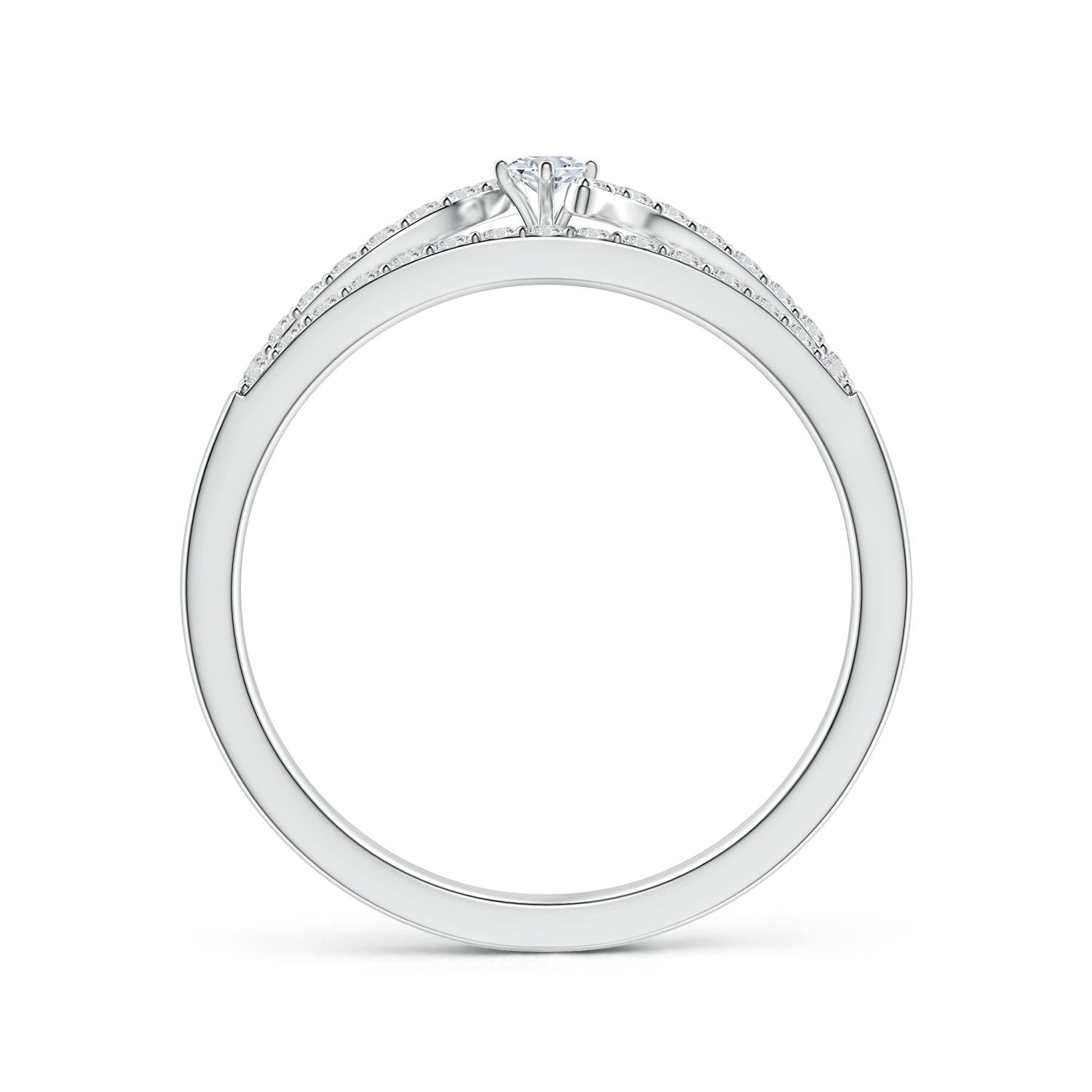 H, SI2 / 0.33 CT / 14 KT White Gold