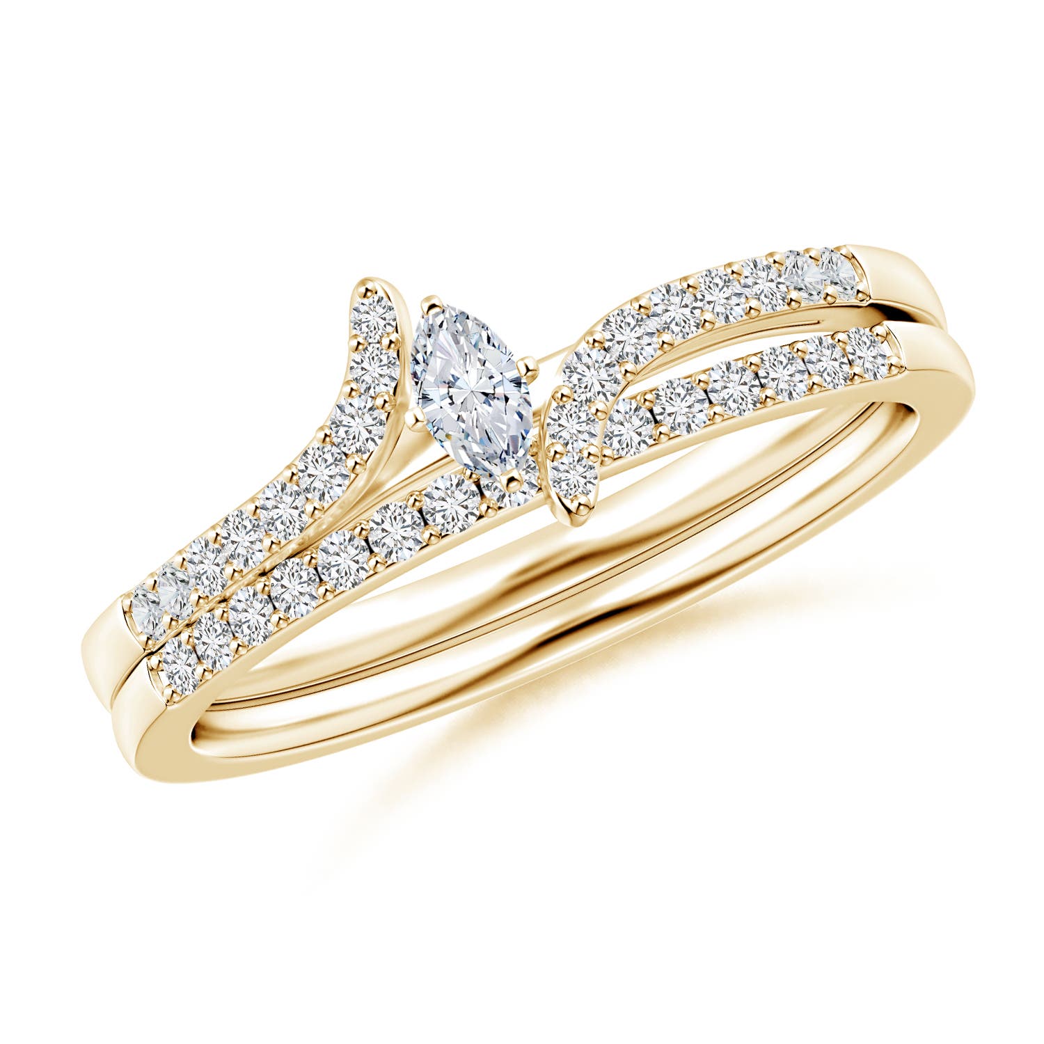 H, SI2 / 0.33 CT / 14 KT Yellow Gold