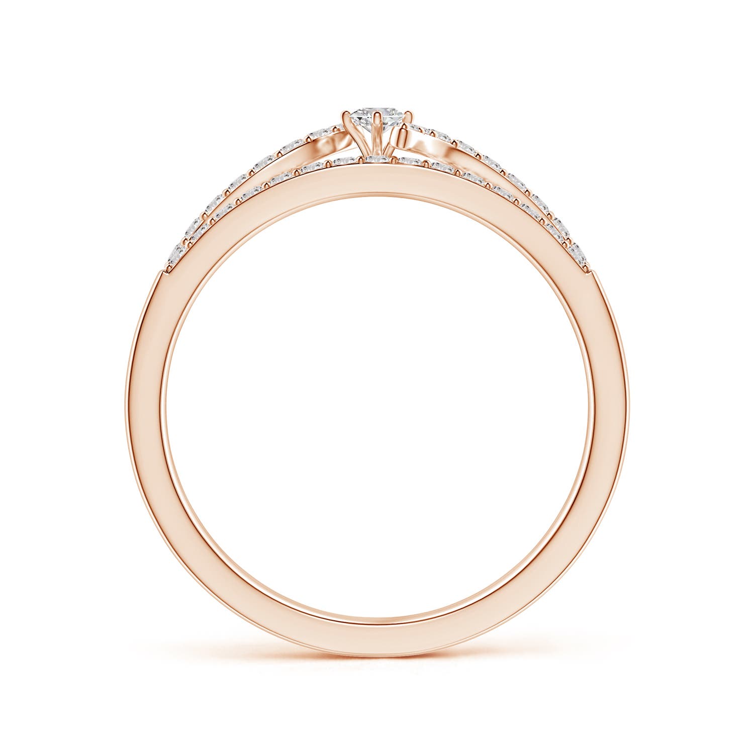 I-J, I1-I2 / 0.33 CT / 14 KT Rose Gold