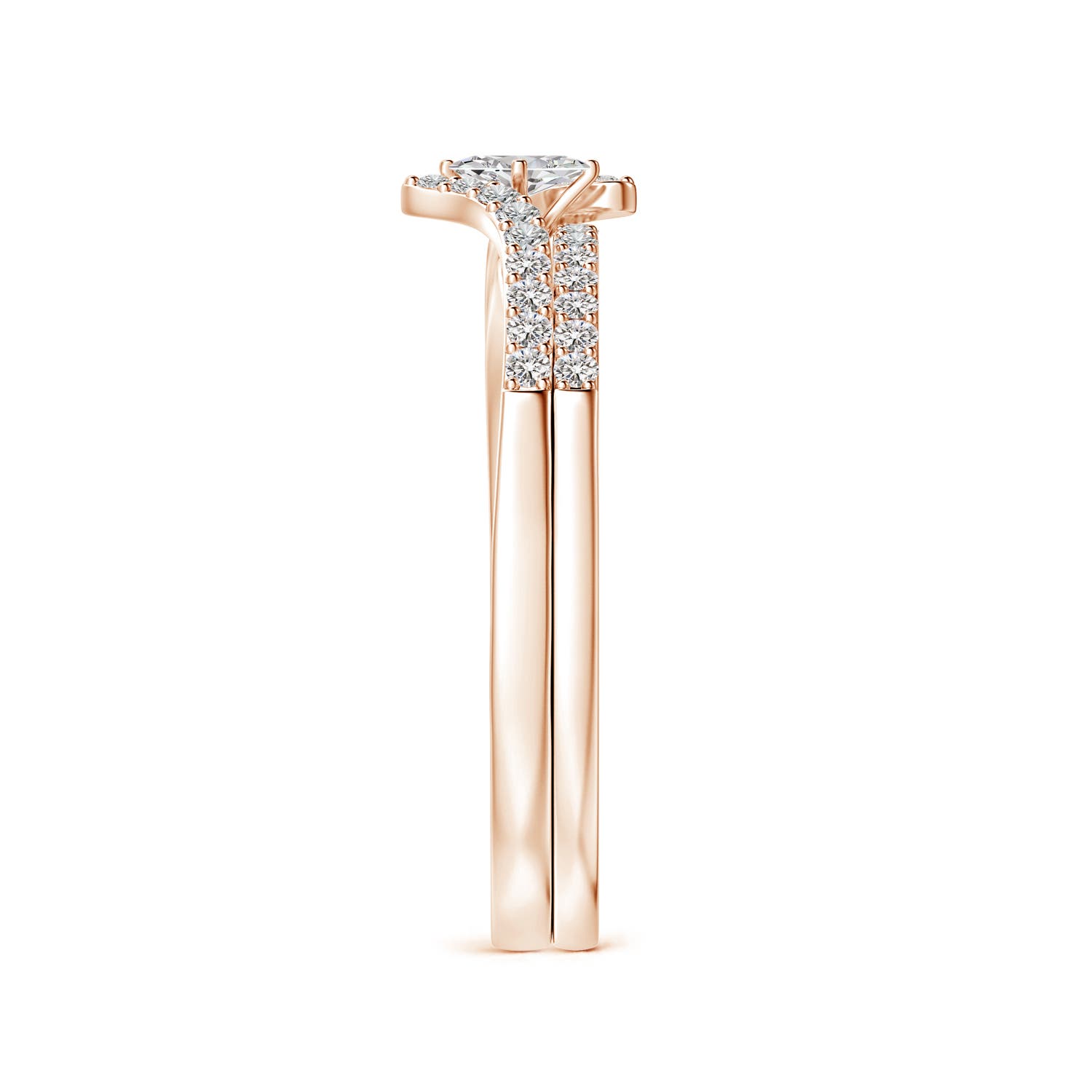 I-J, I1-I2 / 0.33 CT / 14 KT Rose Gold