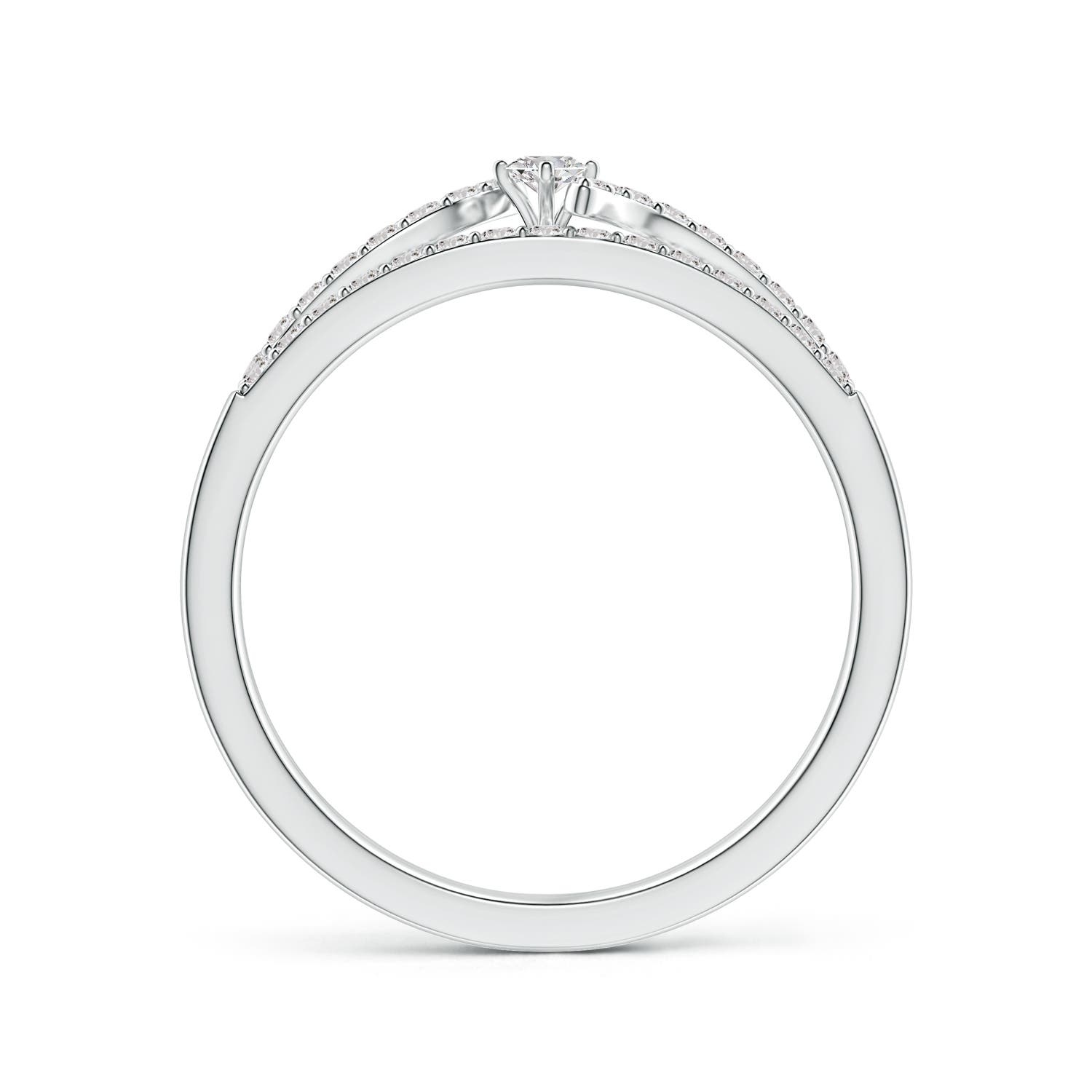 I-J, I1-I2 / 0.33 CT / 14 KT White Gold