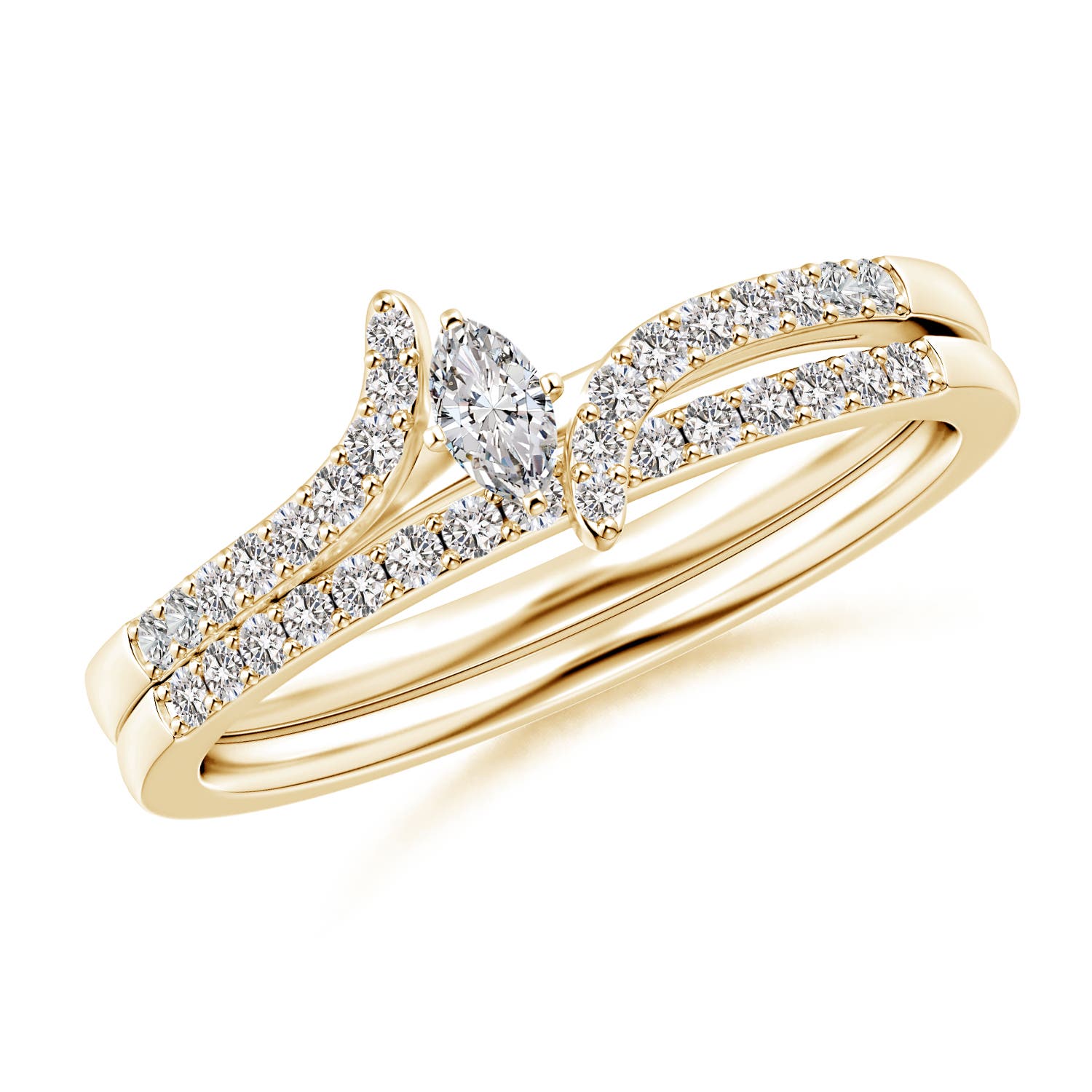 I-J, I1-I2 / 0.33 CT / 14 KT Yellow Gold