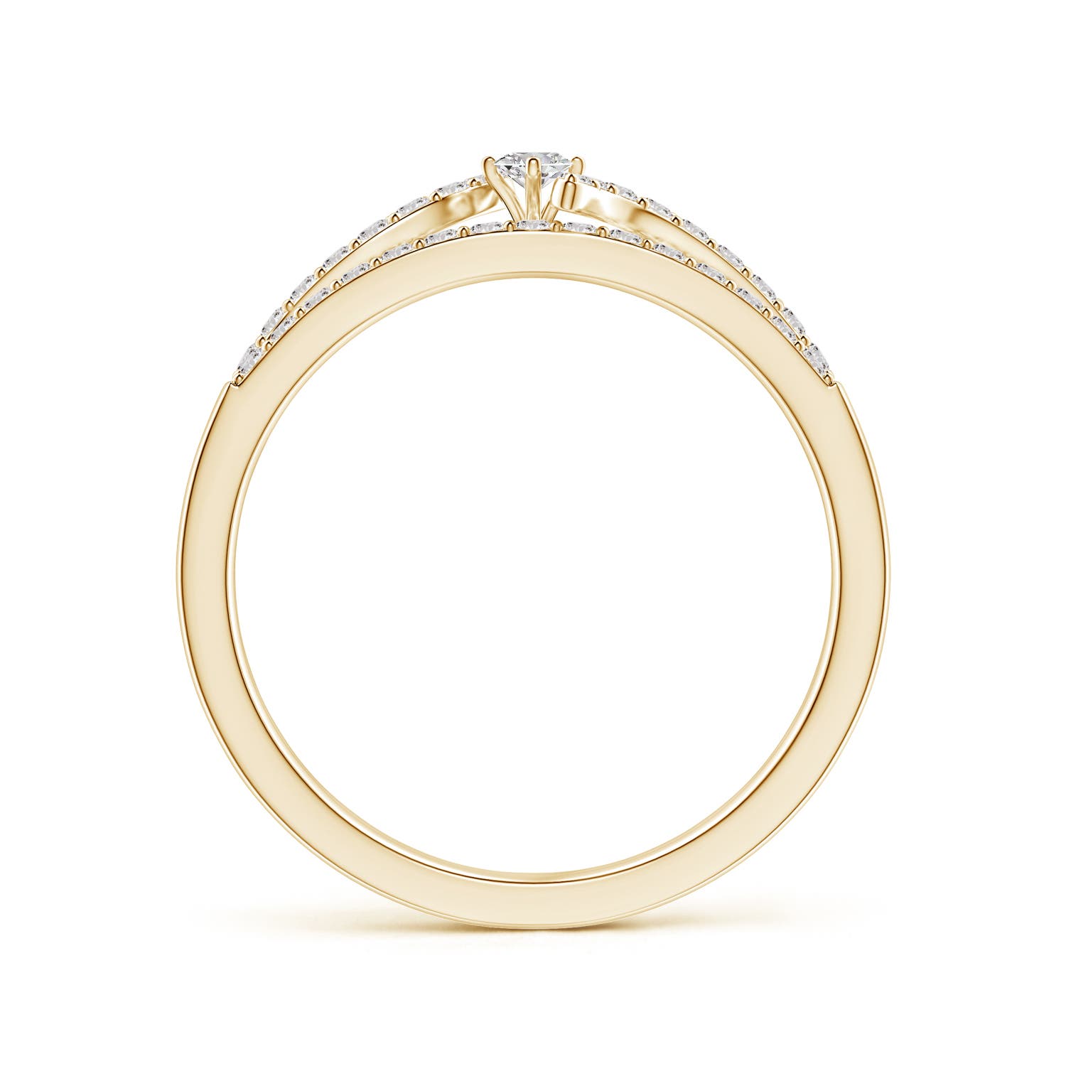 I-J, I1-I2 / 0.33 CT / 14 KT Yellow Gold