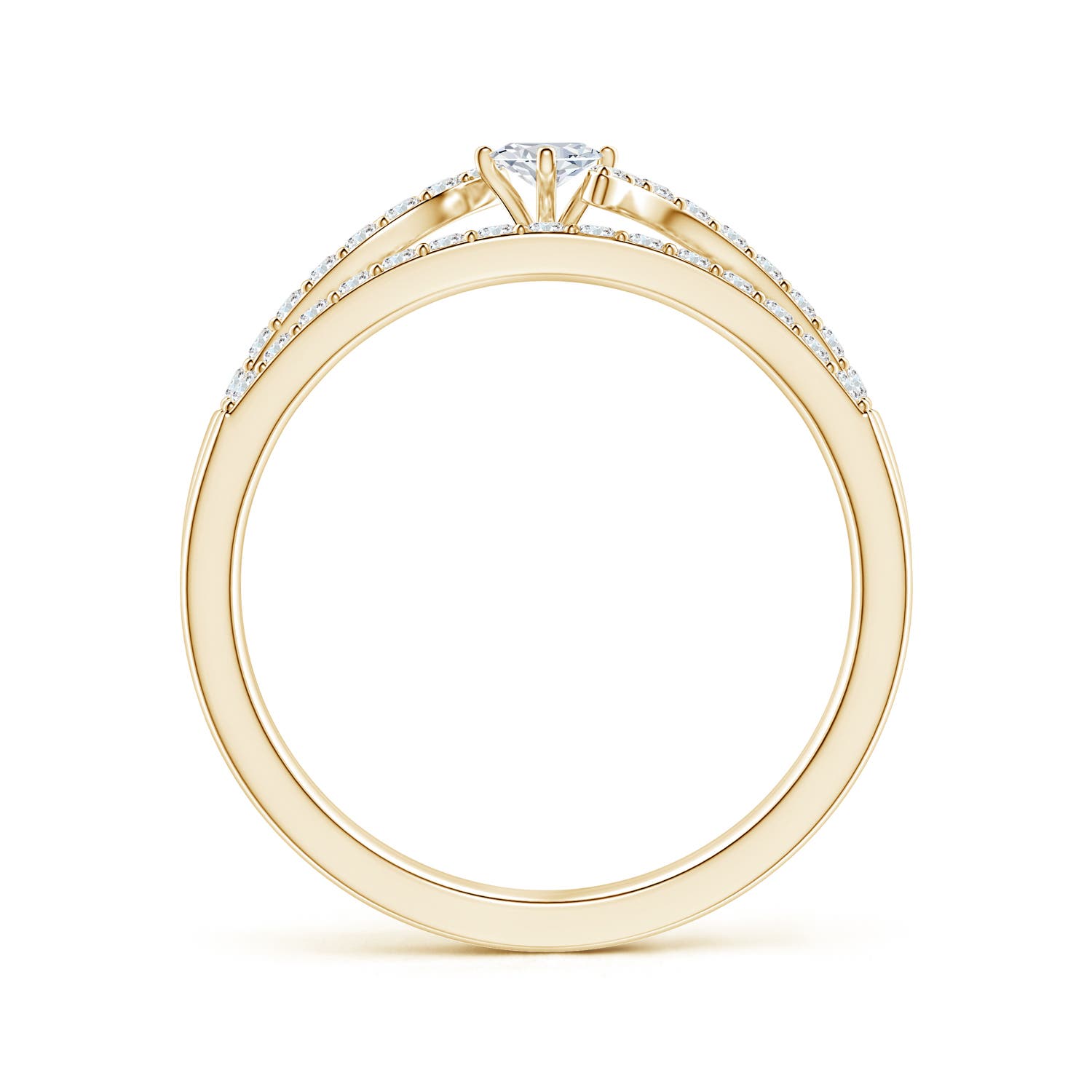 G, VS2 / 0.51 CT / 14 KT Yellow Gold