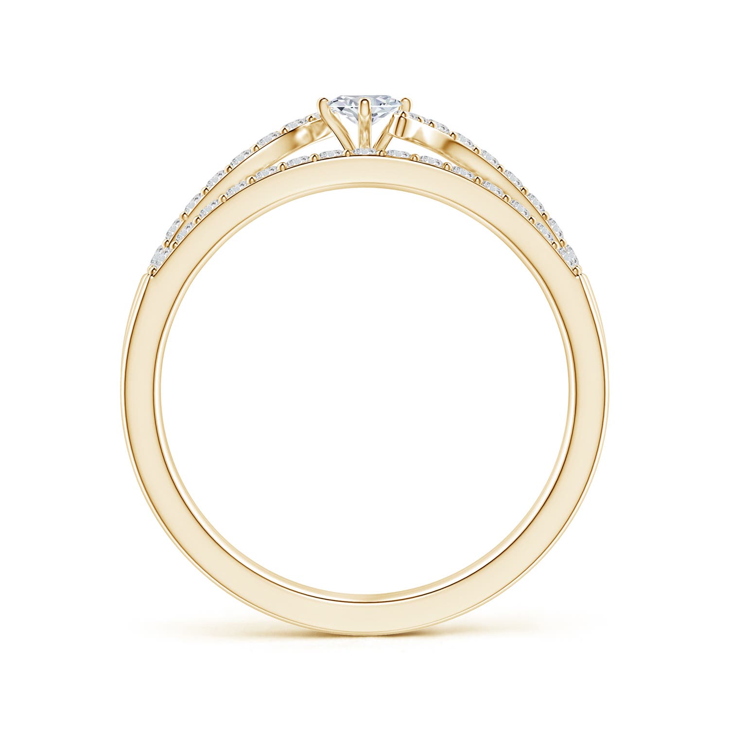 H, SI2 / 0.51 CT / 14 KT Yellow Gold