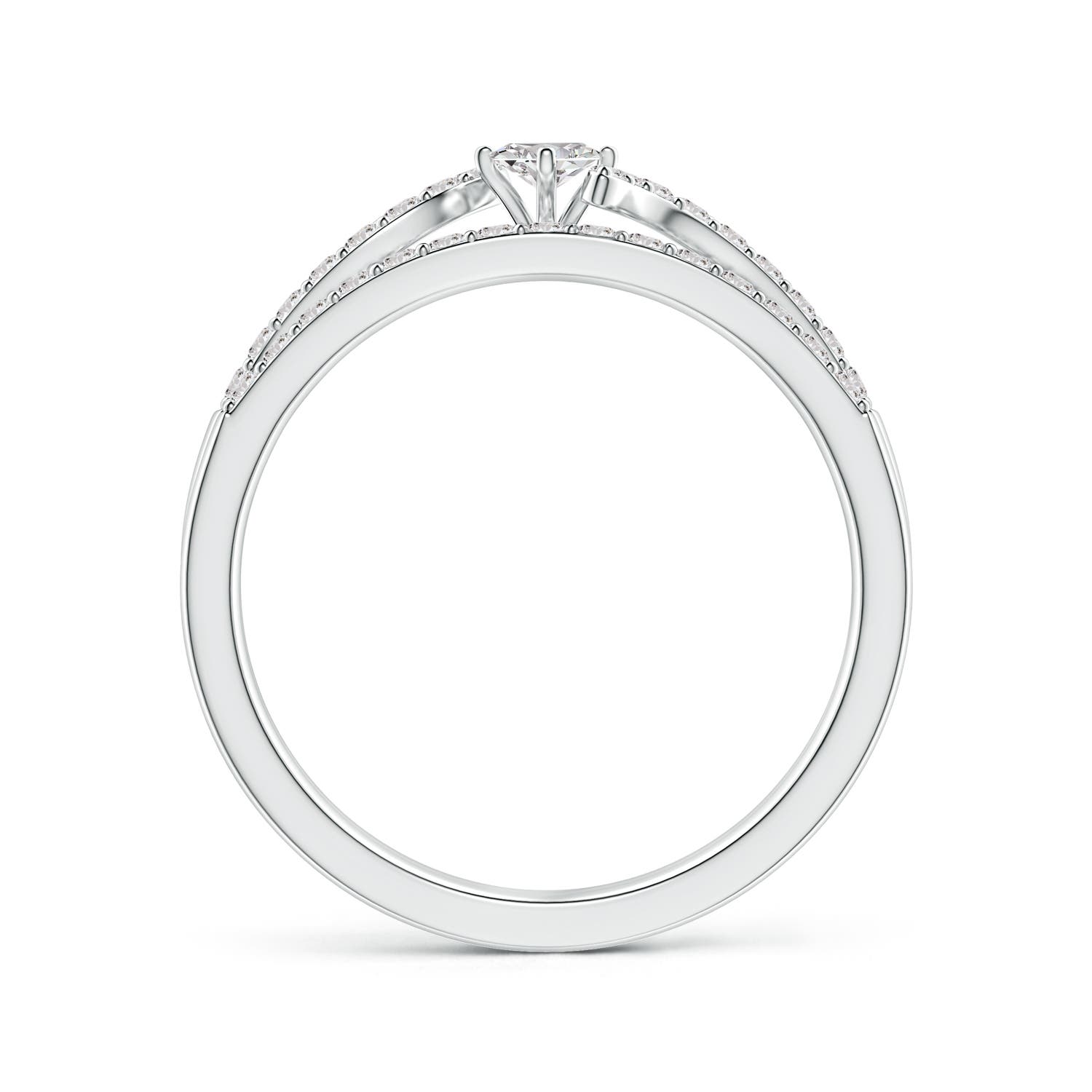 I-J, I1-I2 / 0.51 CT / 14 KT White Gold