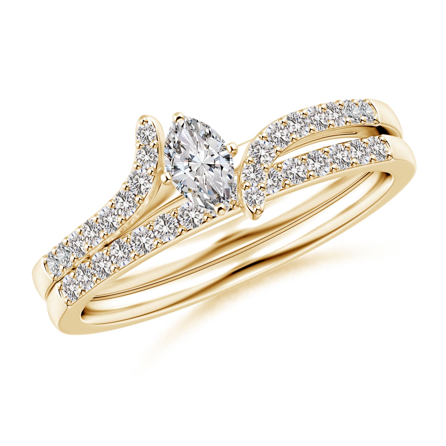 I-J, I1-I2 / 0.51 CT / 14 KT Yellow Gold