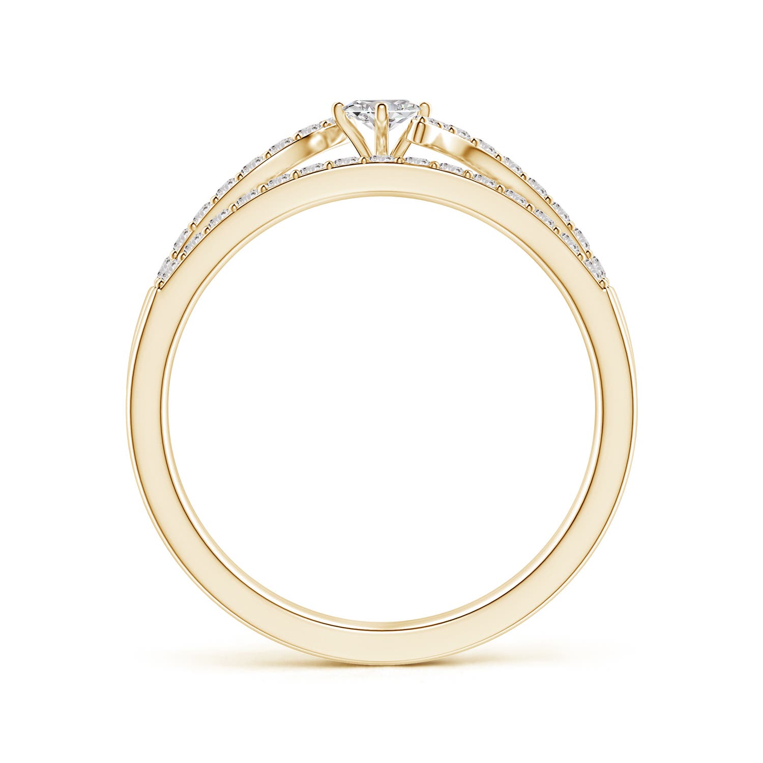 I-J, I1-I2 / 0.51 CT / 14 KT Yellow Gold