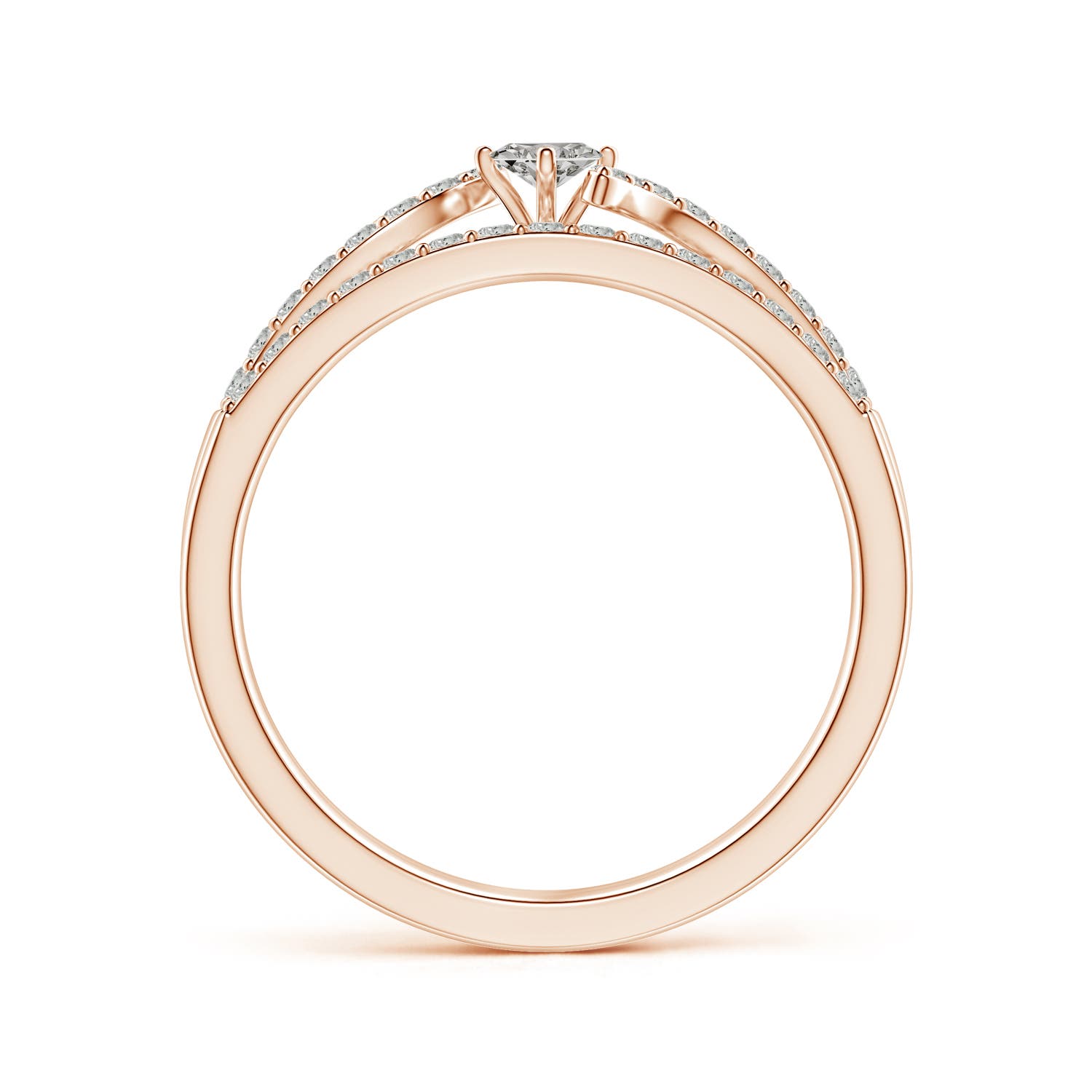 K, I3 / 0.51 CT / 14 KT Rose Gold