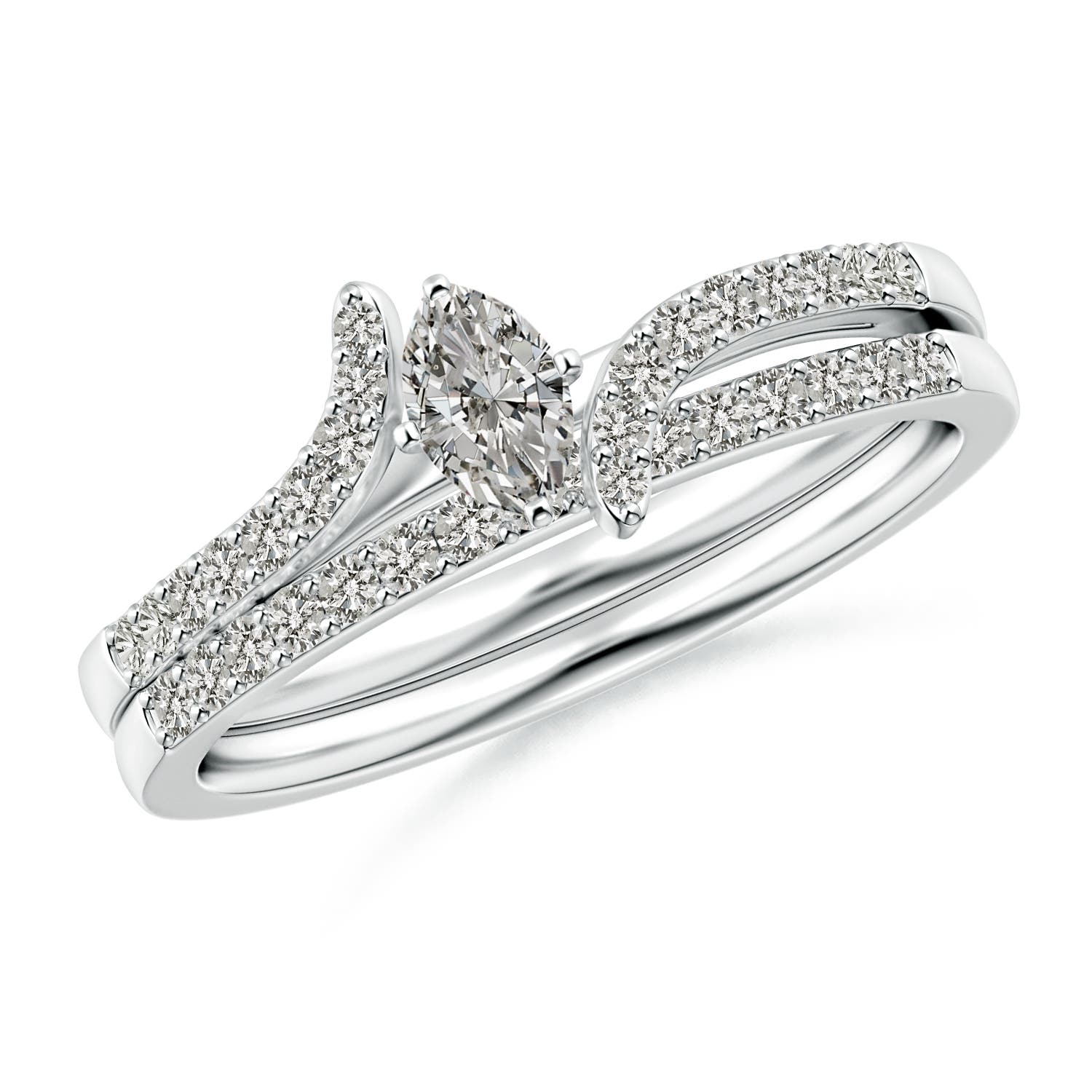 K, I3 / 0.51 CT / 14 KT White Gold