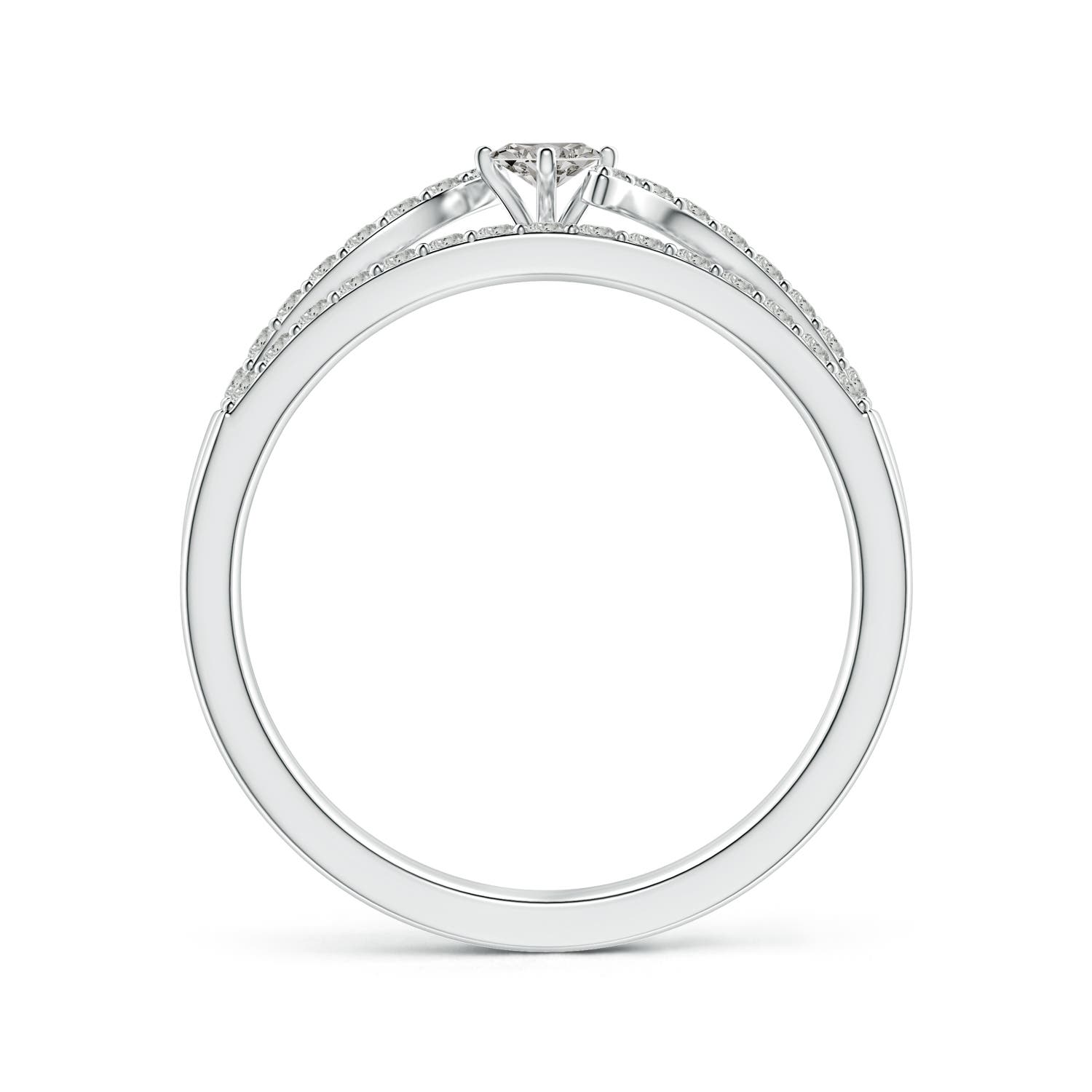 K, I3 / 0.51 CT / 14 KT White Gold