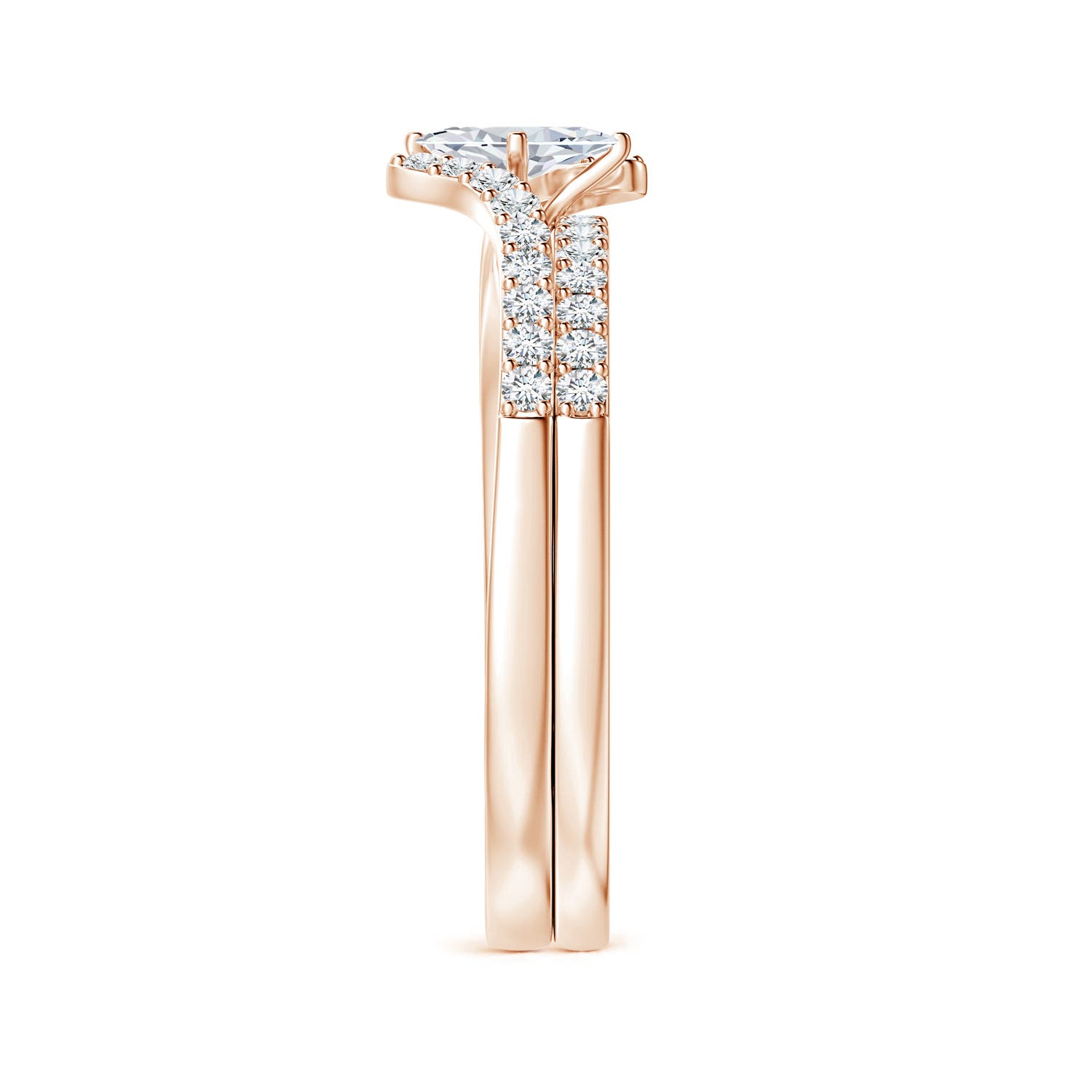 G, VS2 / 0.63 CT / 14 KT Rose Gold