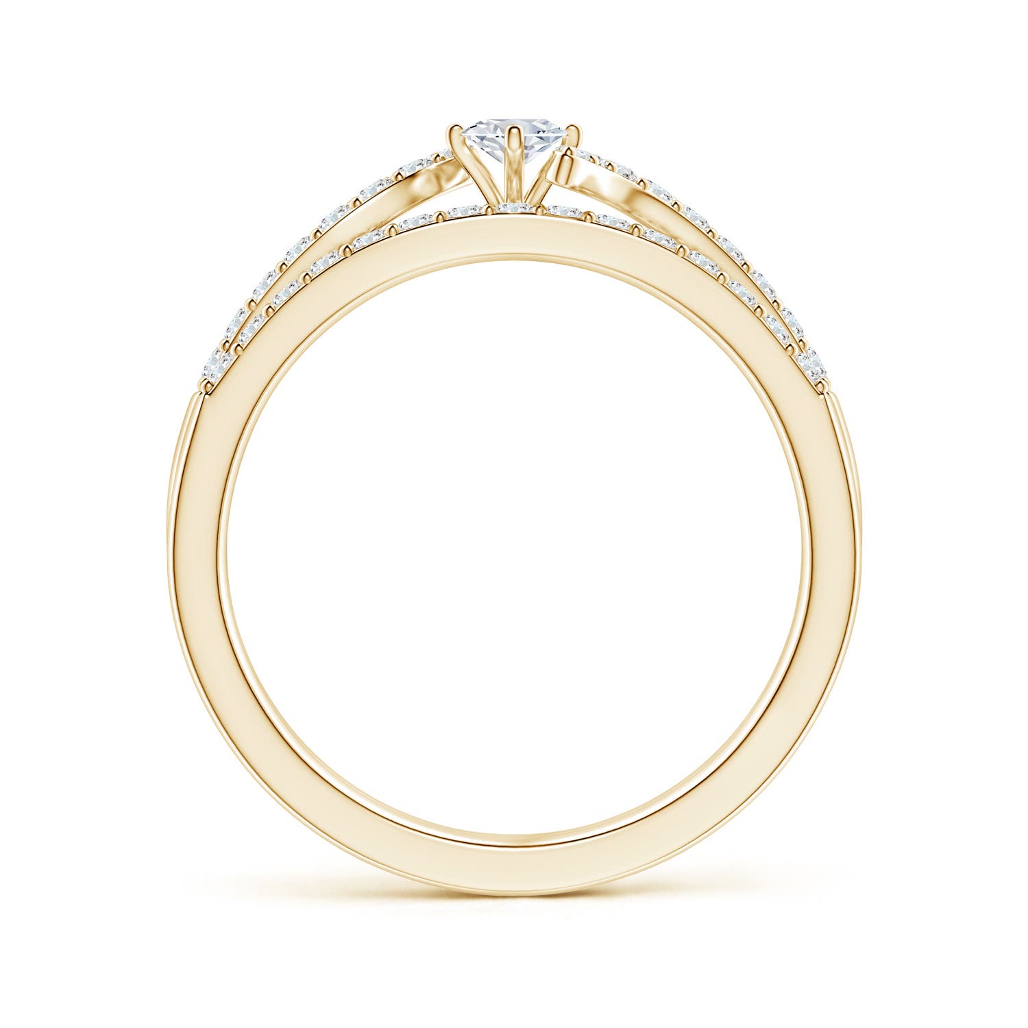 G, VS2 / 0.63 CT / 14 KT Yellow Gold