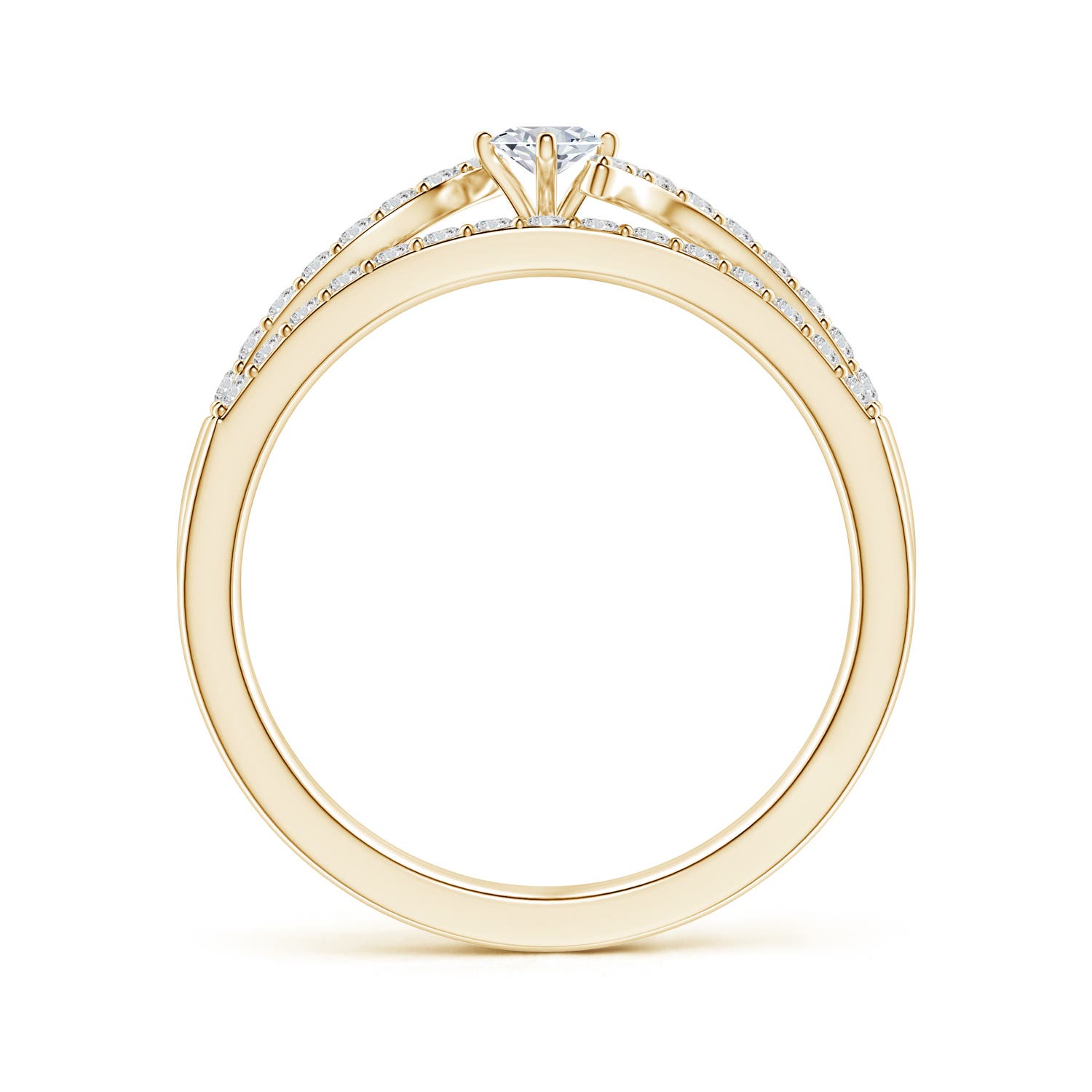 H, SI2 / 0.63 CT / 14 KT Yellow Gold