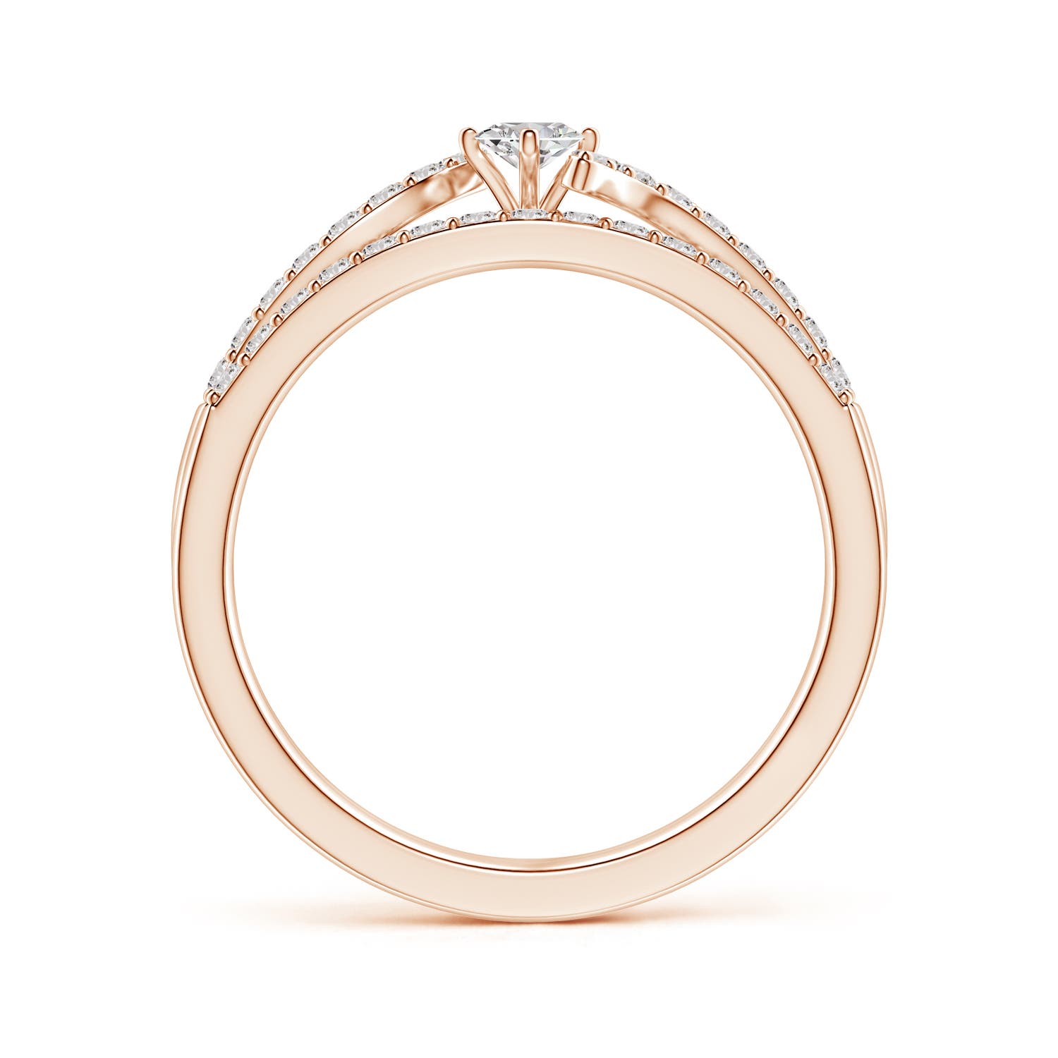 I-J, I1-I2 / 0.63 CT / 14 KT Rose Gold