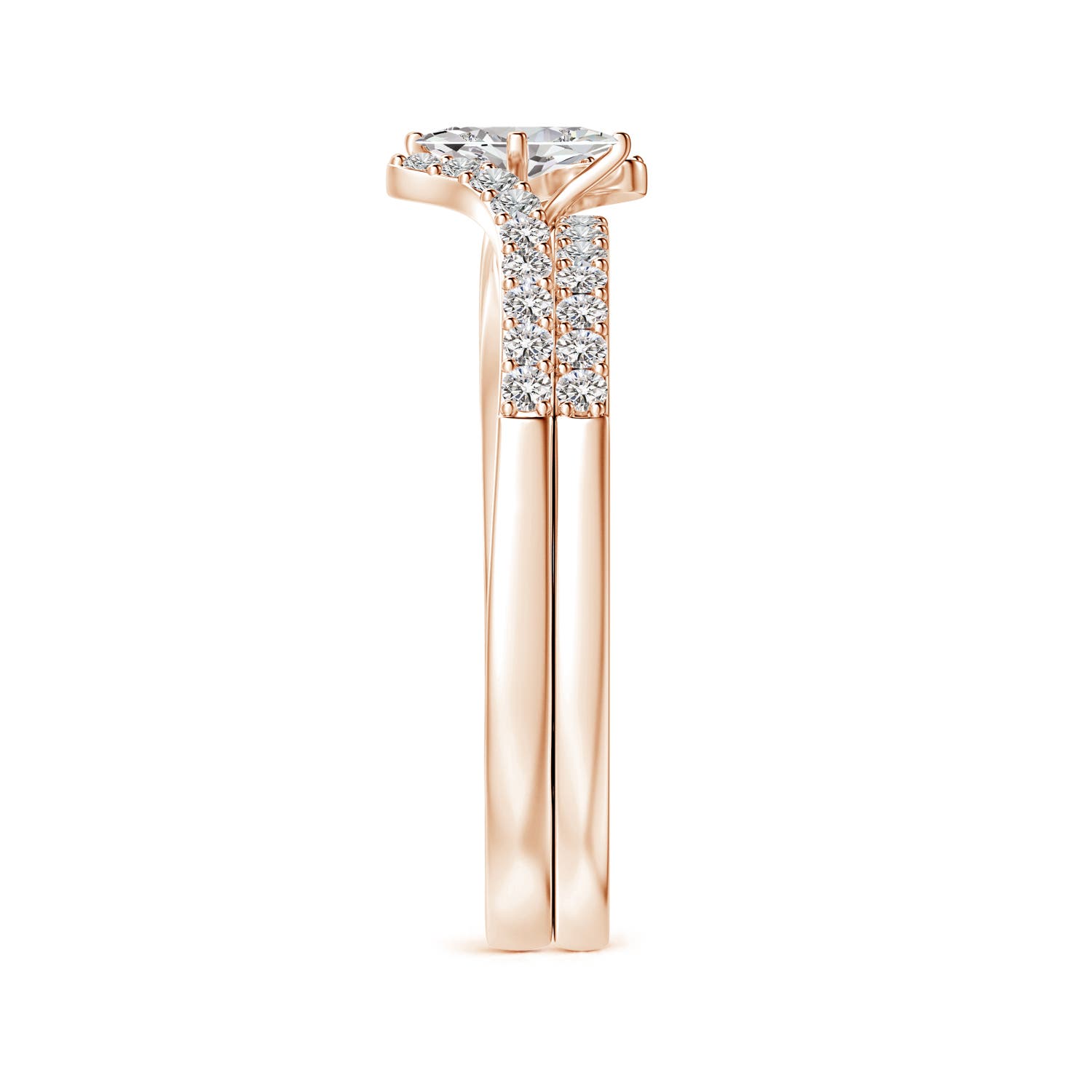 I-J, I1-I2 / 0.63 CT / 14 KT Rose Gold