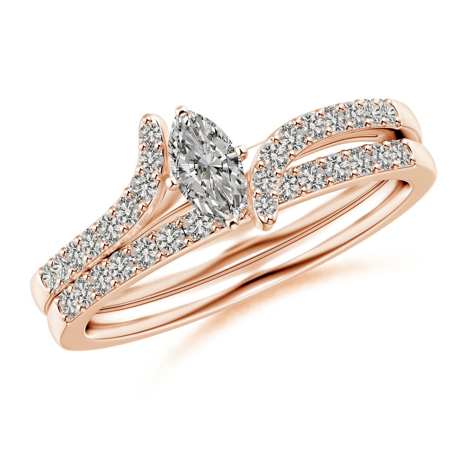 K, I3 / 0.63 CT / 14 KT Rose Gold