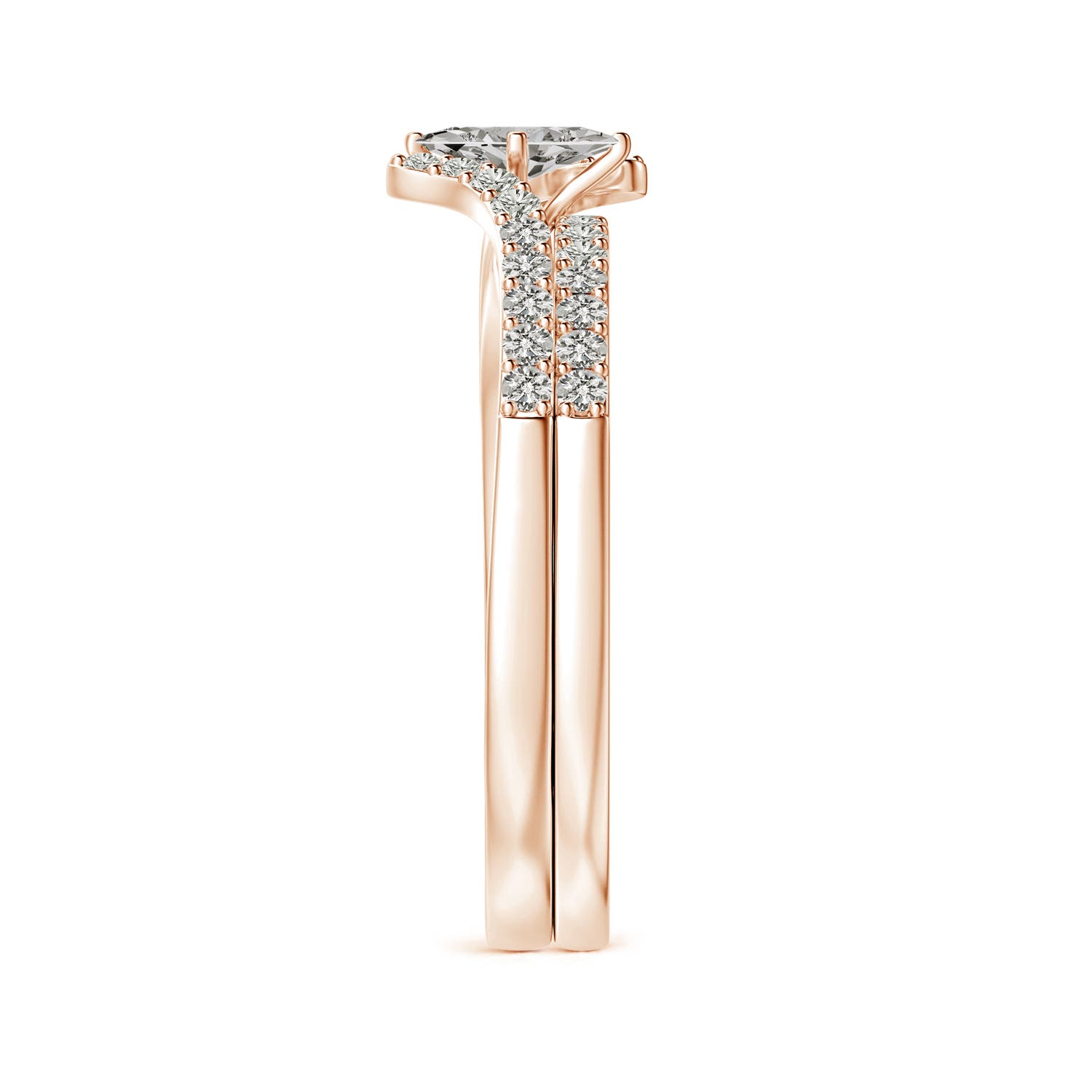 K, I3 / 0.63 CT / 14 KT Rose Gold