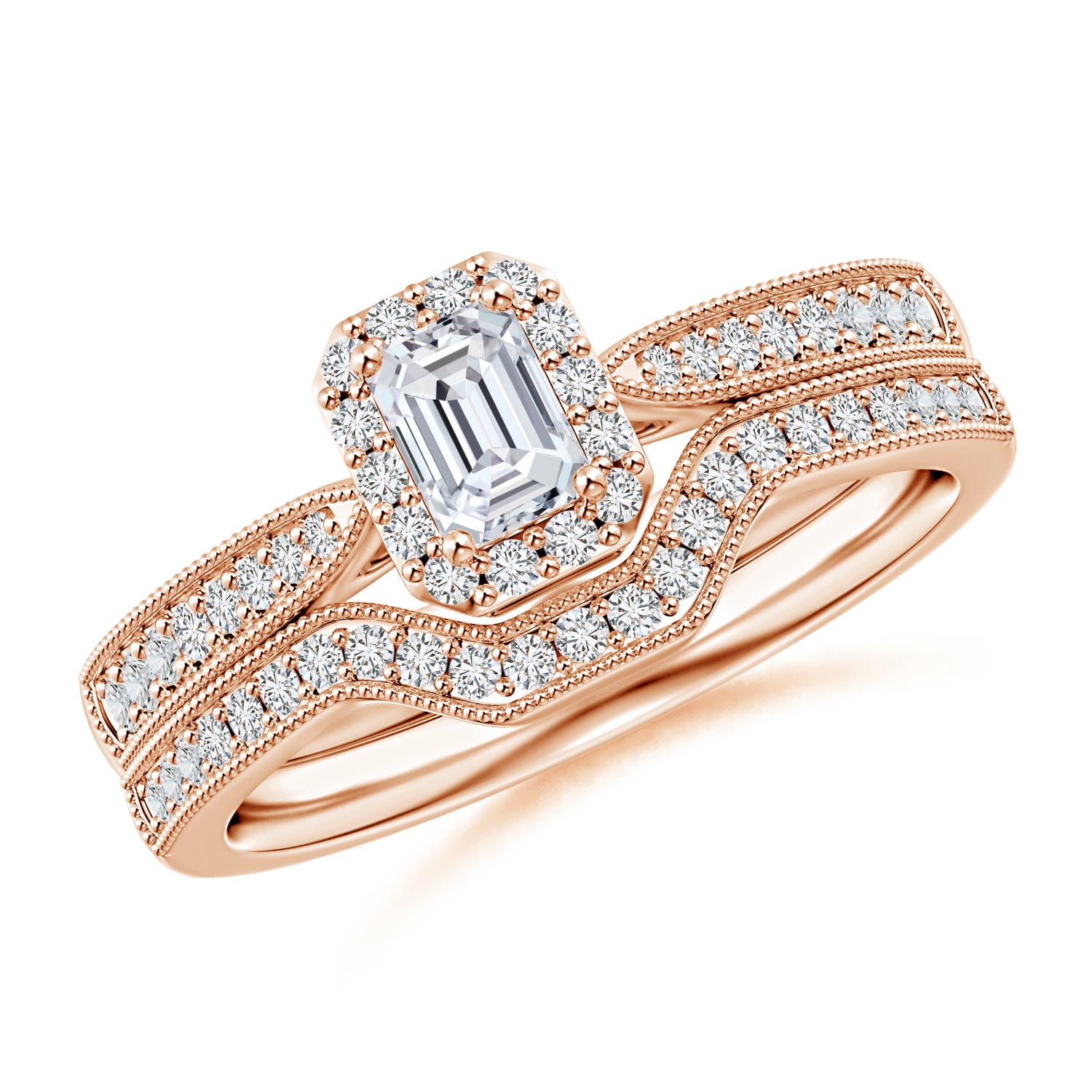 H, SI2 / 0.49 CT / 14 KT Rose Gold