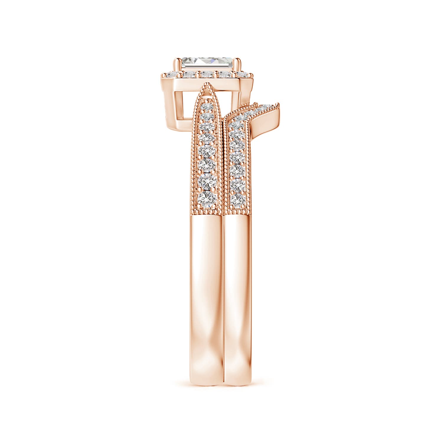 I-J, I1-I2 / 0.49 CT / 14 KT Rose Gold