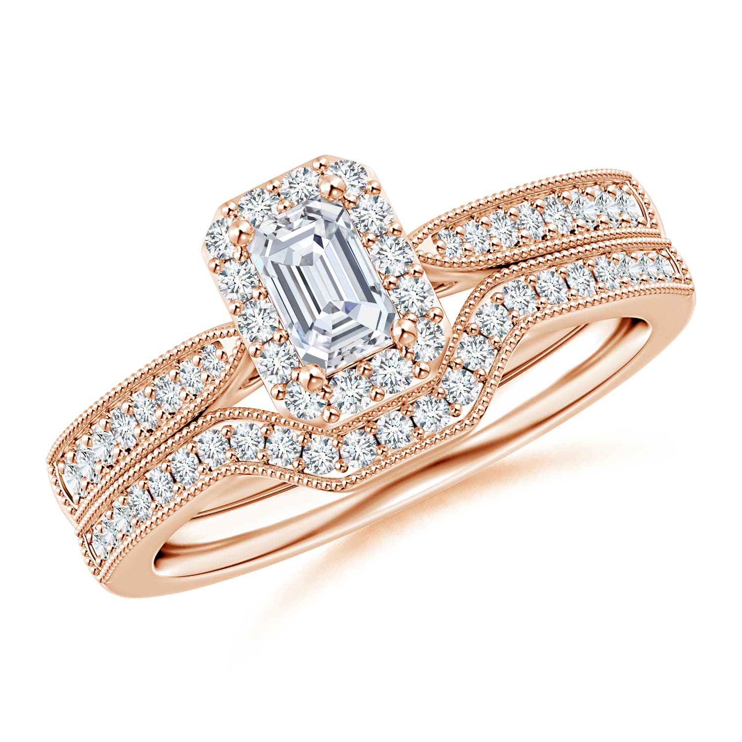 G, VS2 / 0.66 CT / 14 KT Rose Gold