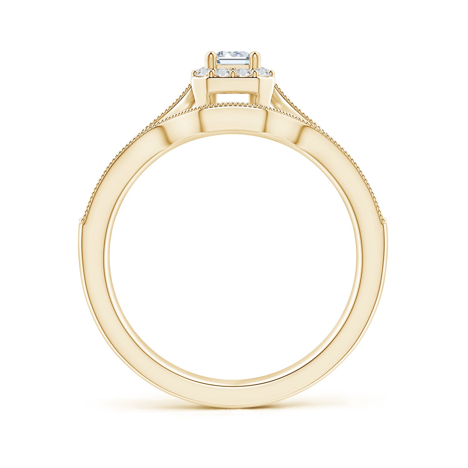 H, SI2 / 0.66 CT / 14 KT Yellow Gold