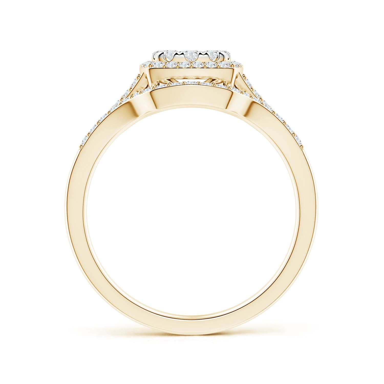 F-G, VS / 0.87 CT / 14 KT Yellow Gold