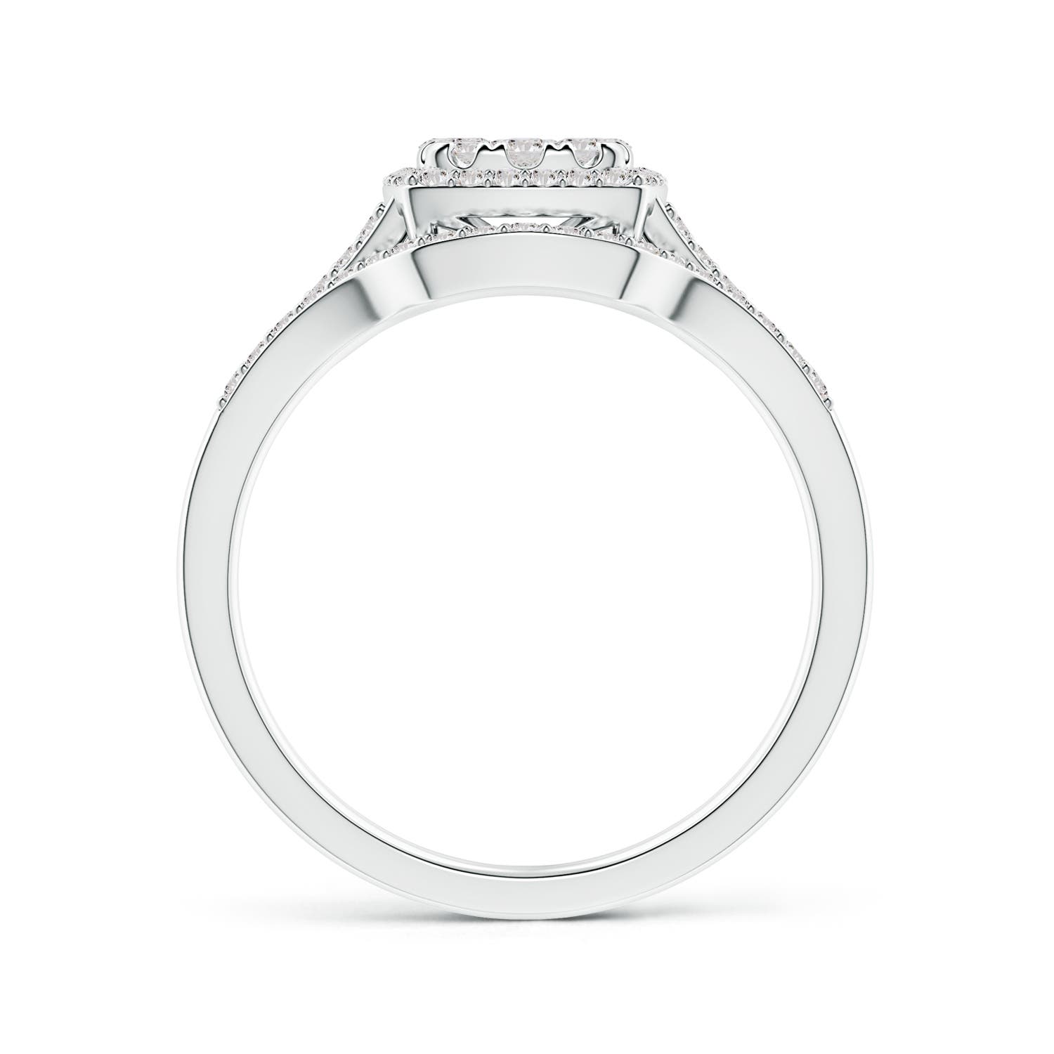 I-J, I1-I2 / 0.87 CT / 14 KT White Gold