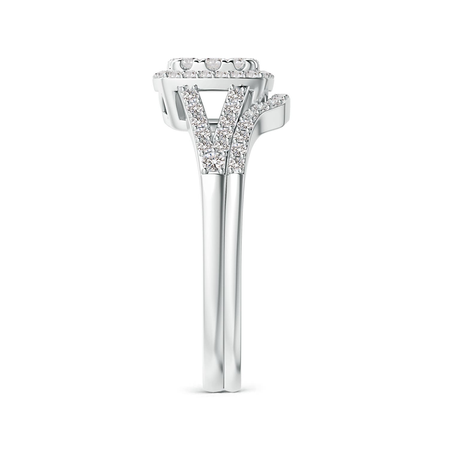 I-J, I1-I2 / 0.87 CT / 14 KT White Gold