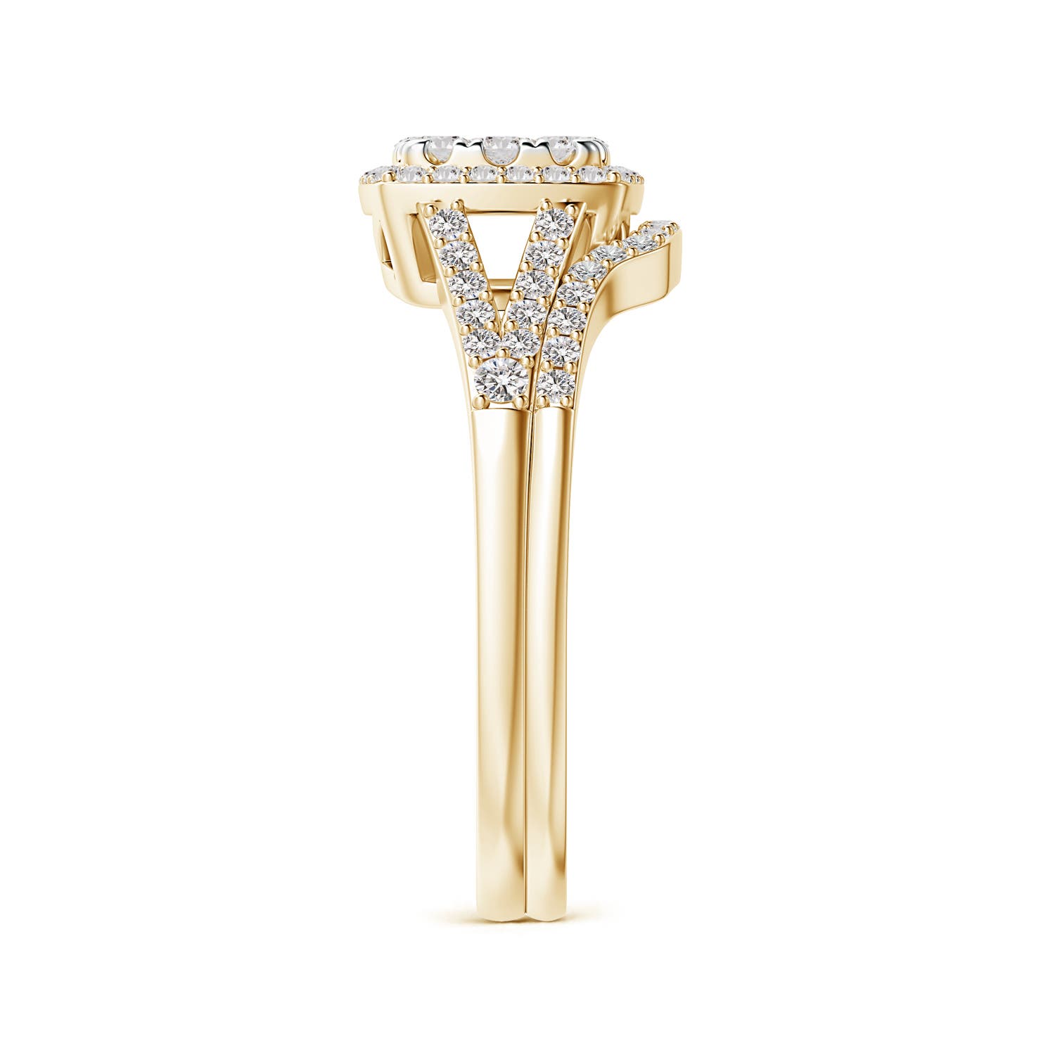 I-J, I1-I2 / 0.87 CT / 14 KT Yellow Gold