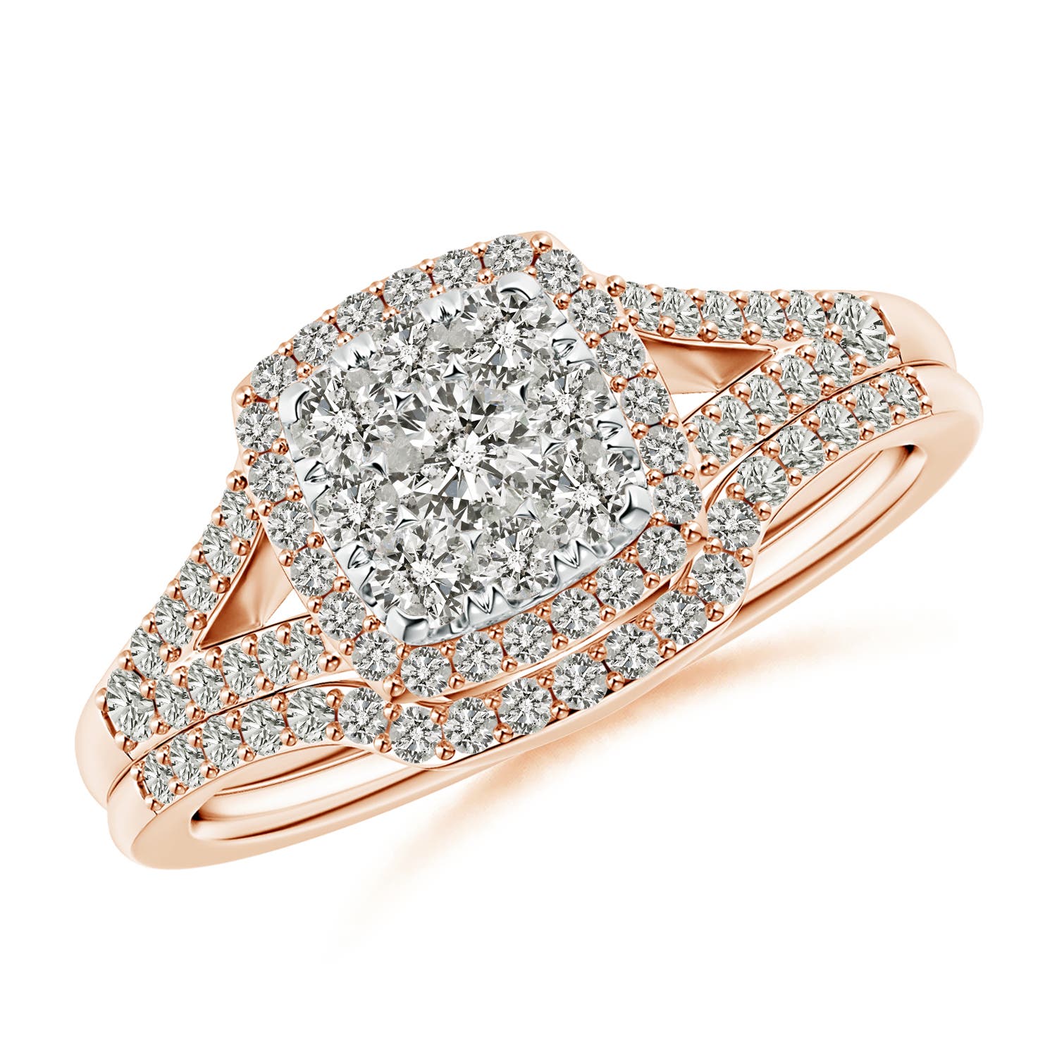 K, I3 / 0.87 CT / 14 KT Rose Gold