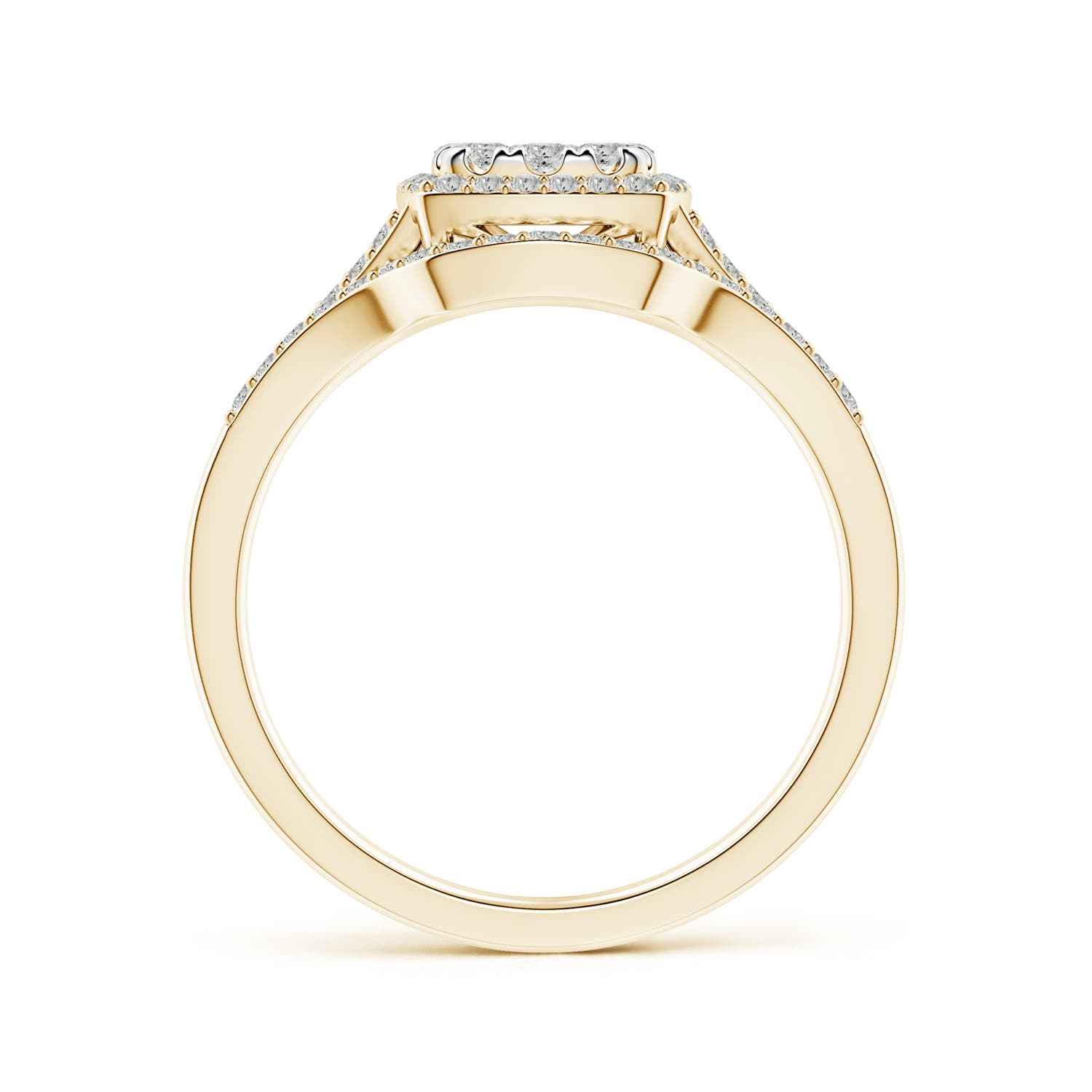 K, I3 / 0.87 CT / 14 KT Yellow Gold