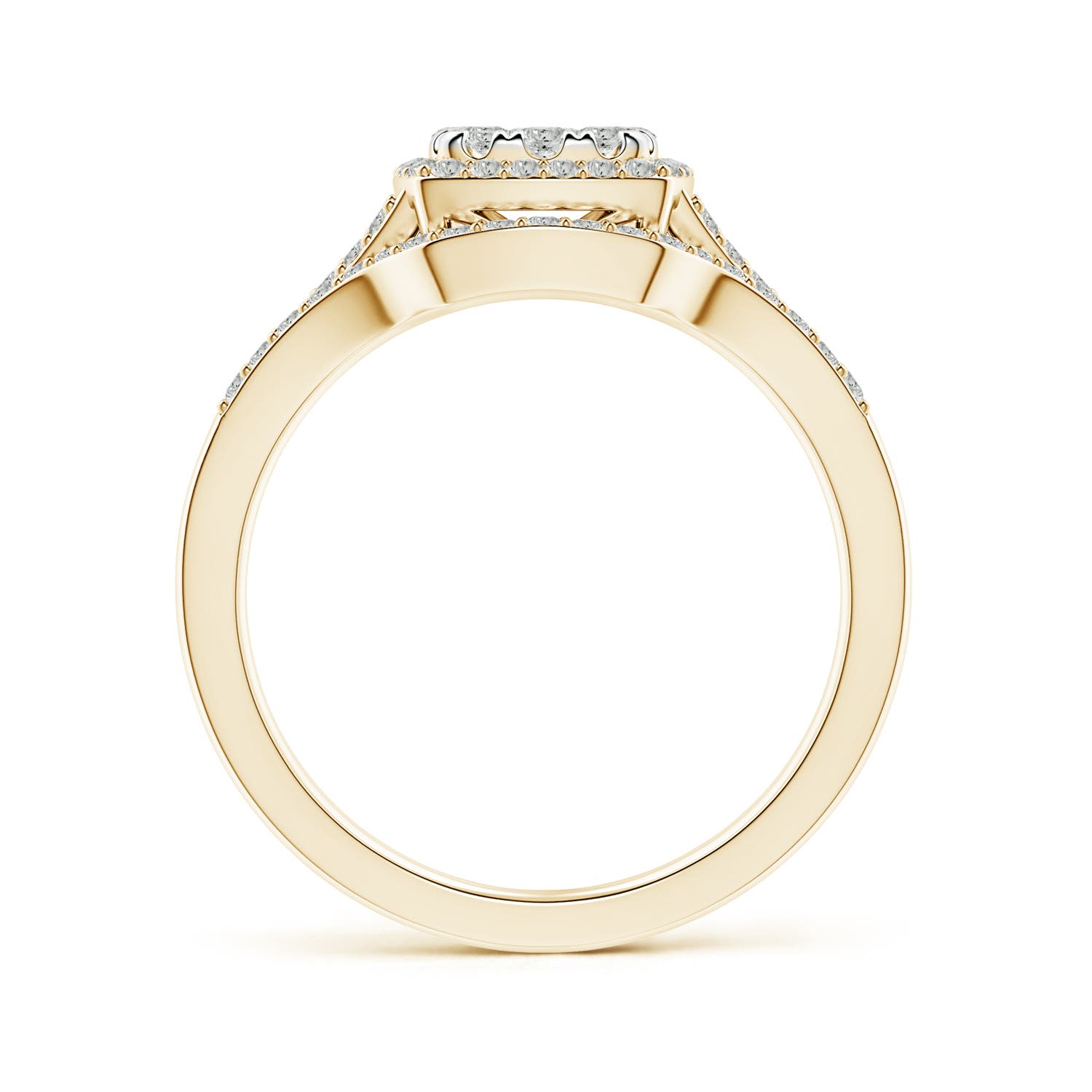 K, I3 / 1.02 CT / 14 KT Yellow Gold