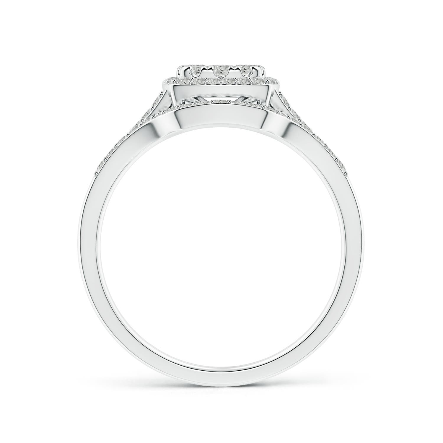 K, I3 / 0.67 CT / 14 KT White Gold